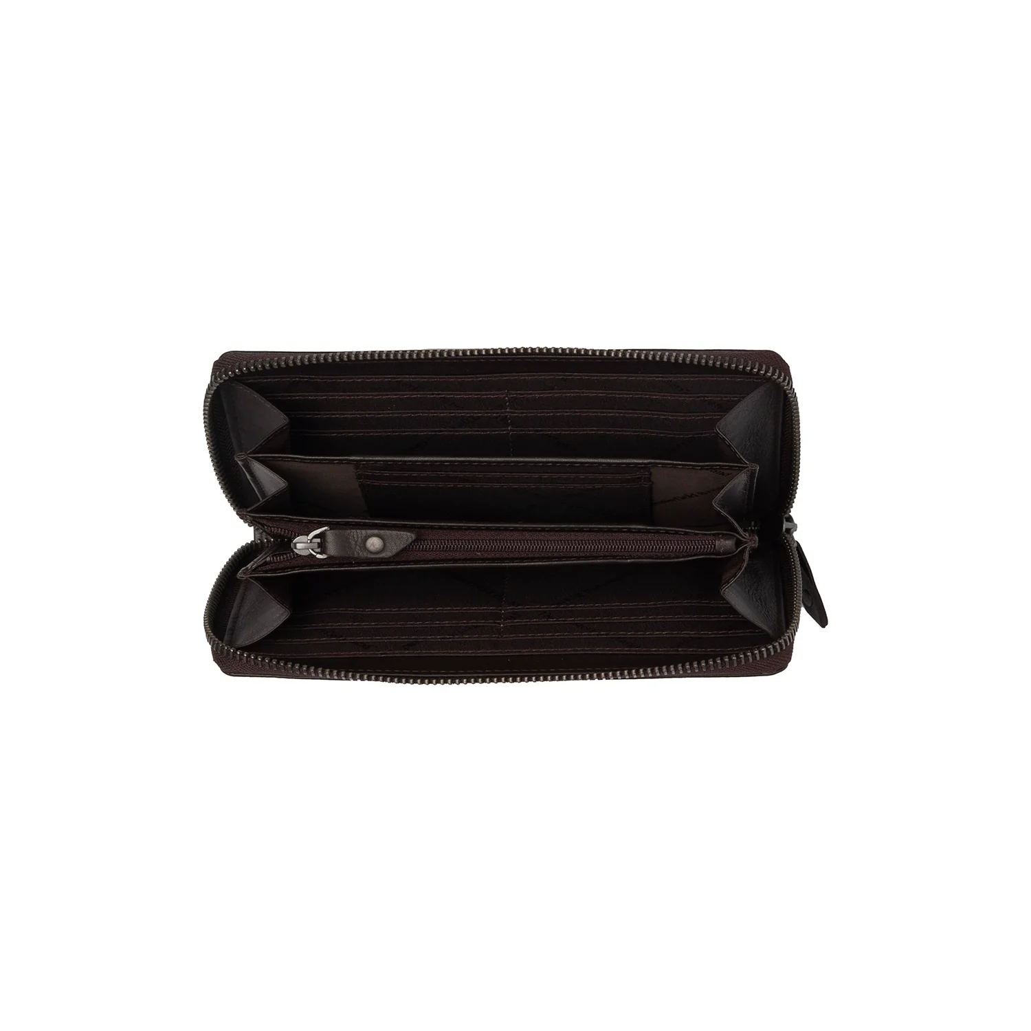 Leather Wallet Brown Cantara - Image 2