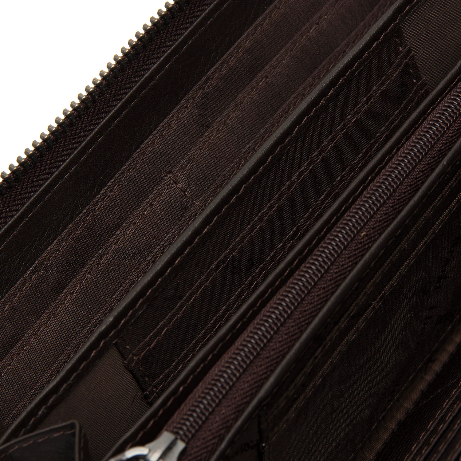 Leather Wallet Brown Cantara - Image 4