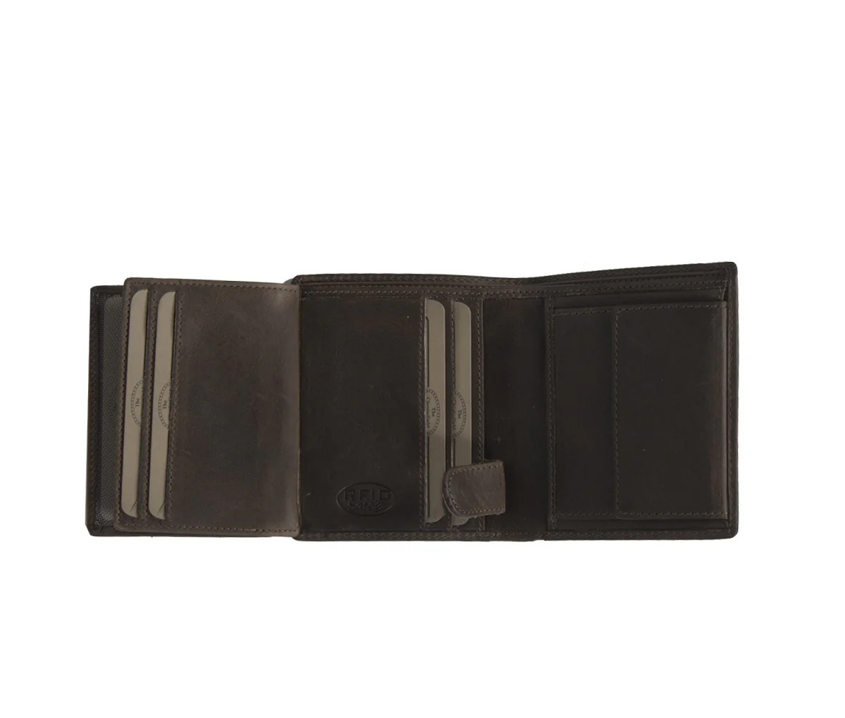 Leather Wallet Brown Carl - Image 4