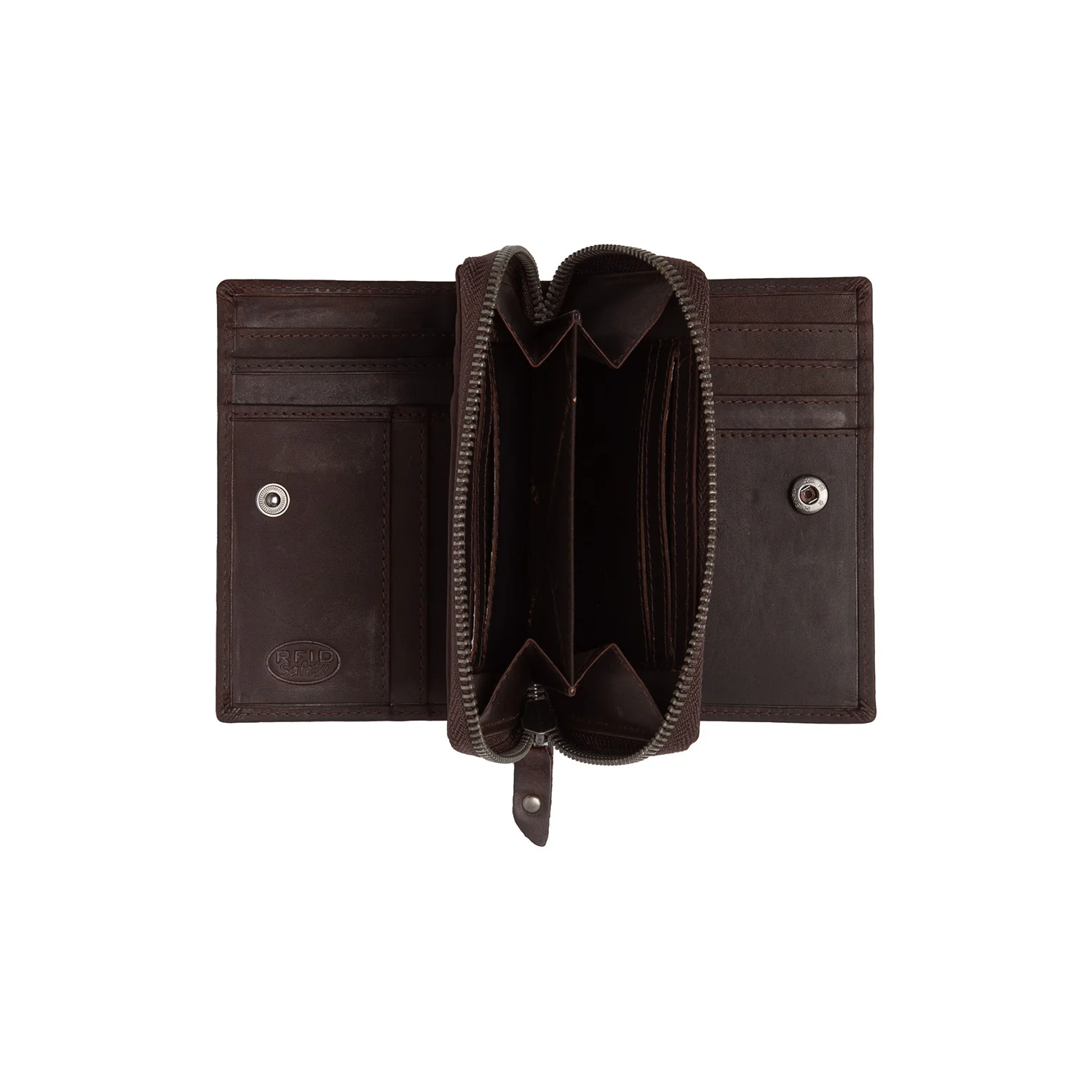 Leather Wallet Brown Dalma - Image 3