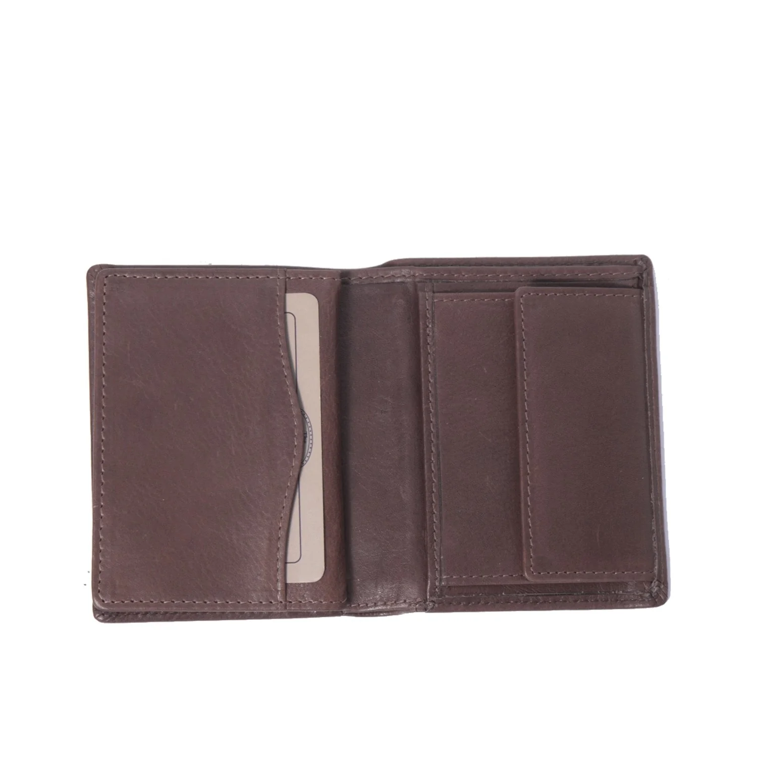 Leather Wallet Brown Hereford - Image 3