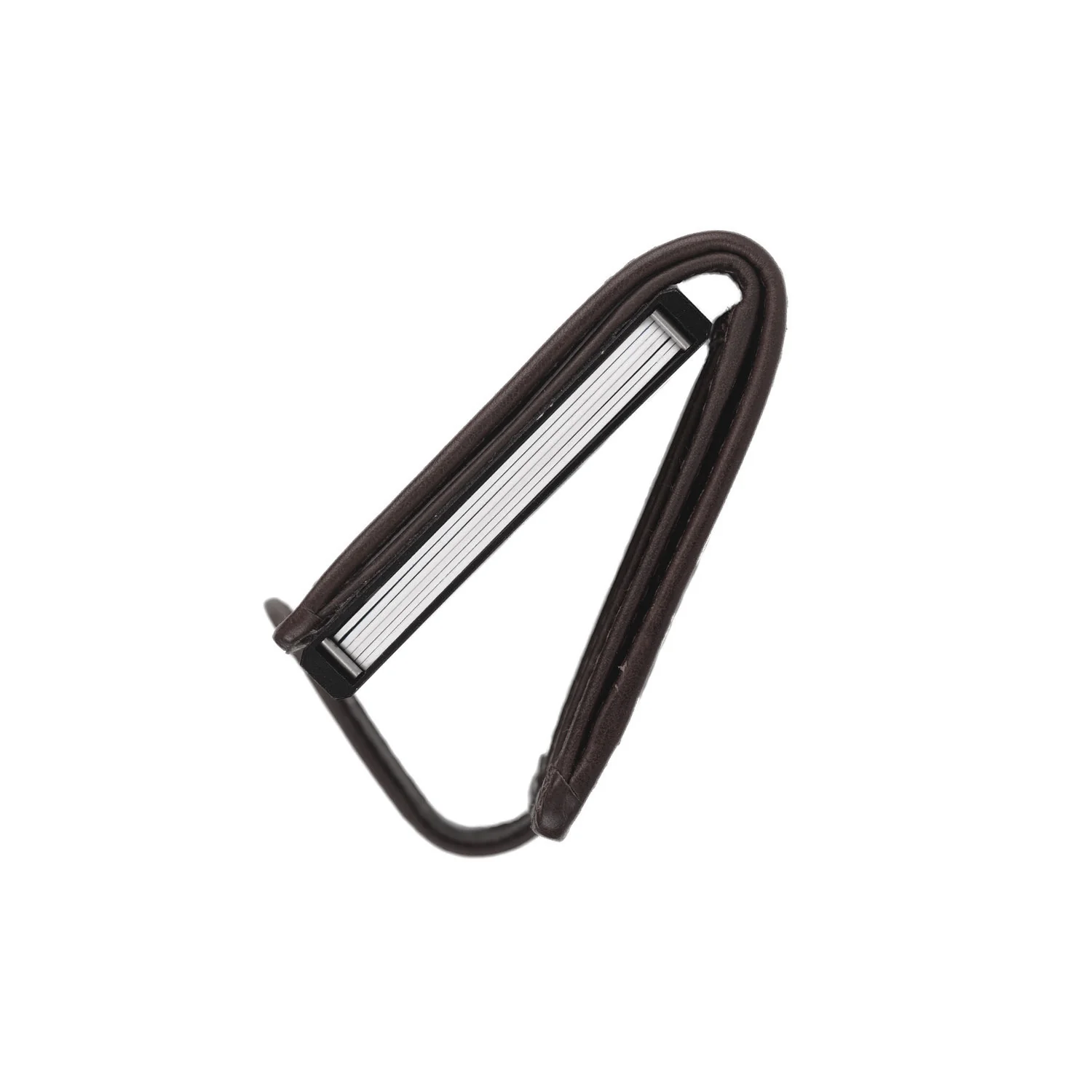 Leather Card Holder Brown Loughton - Image 4