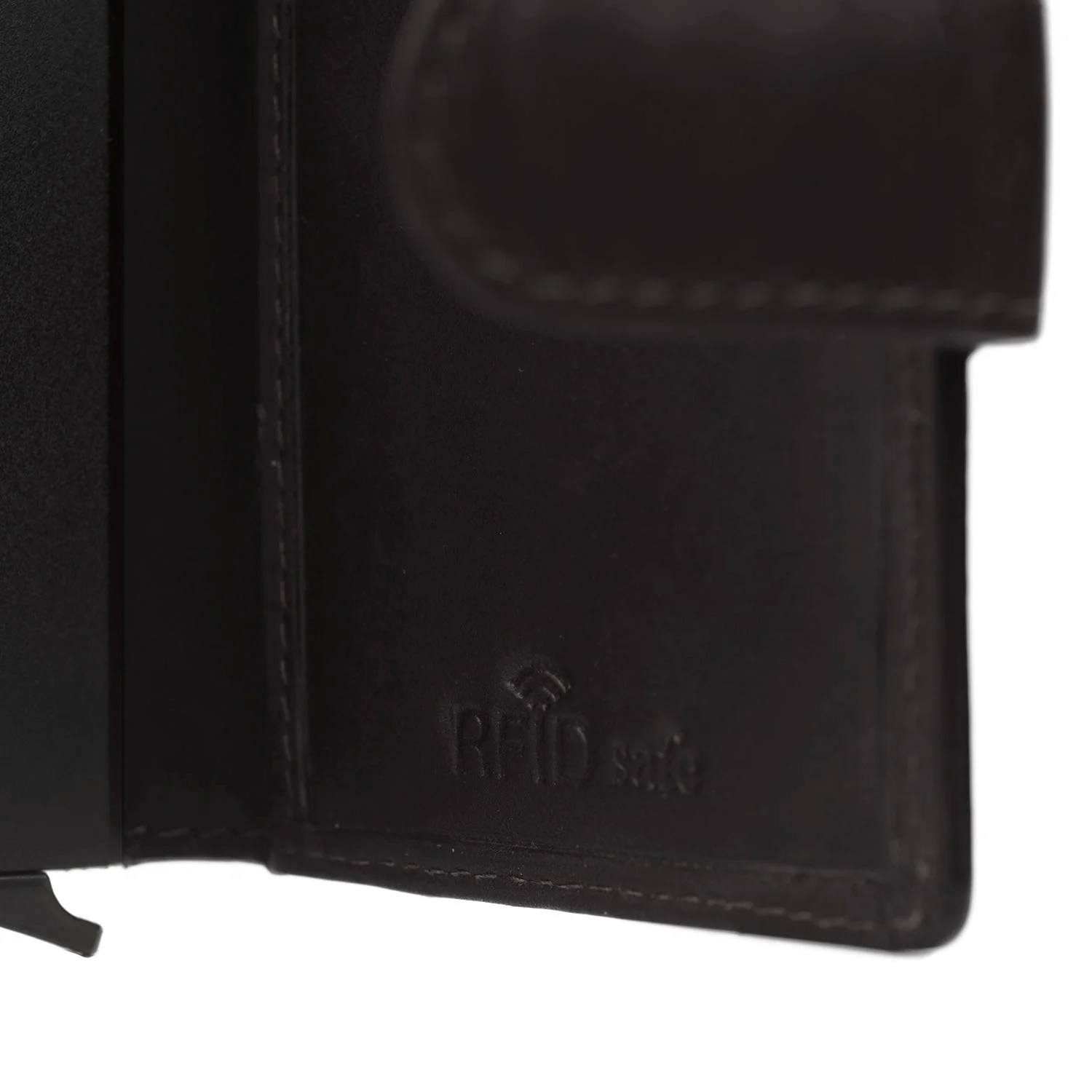 Leather Card Holder Brown Loughton - Image 6