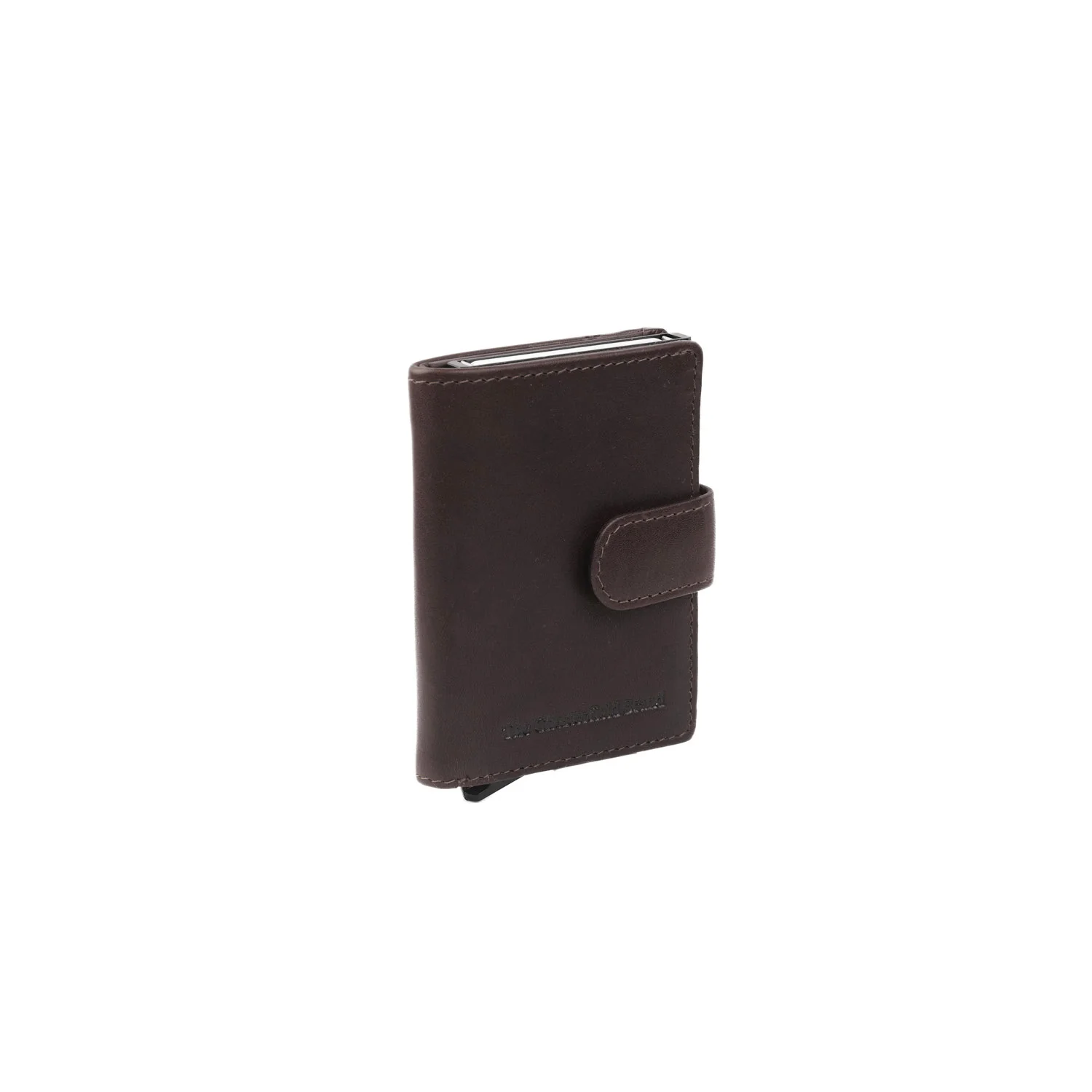 Leather Card Holder Brown Loughton - Image 7