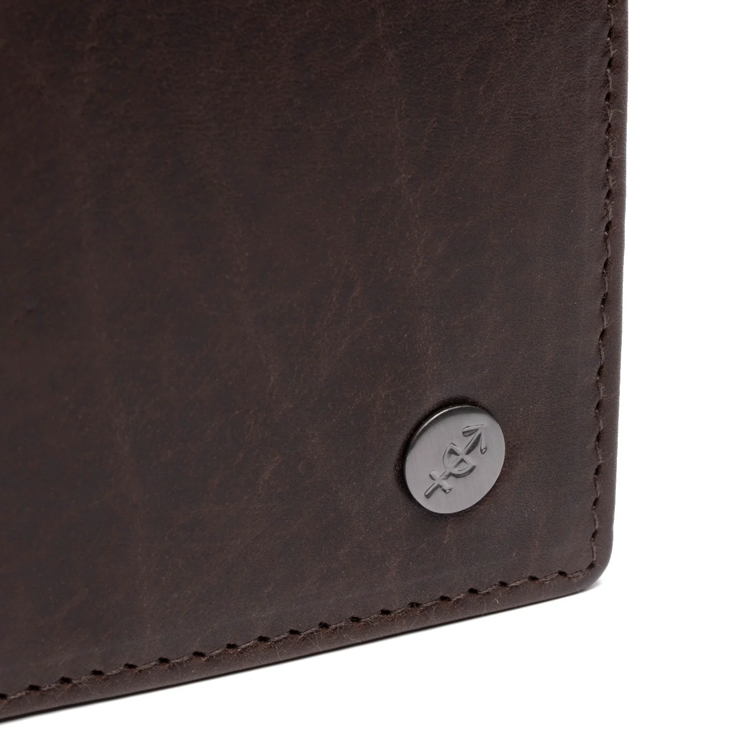 Leather Wallet Brown Manerba - Image 5