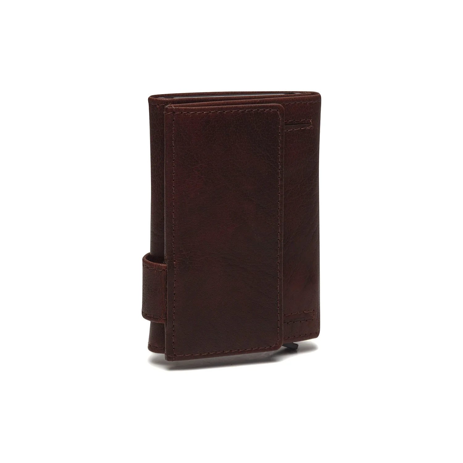 Leather Card Holder Brown Mannheim - Image 4
