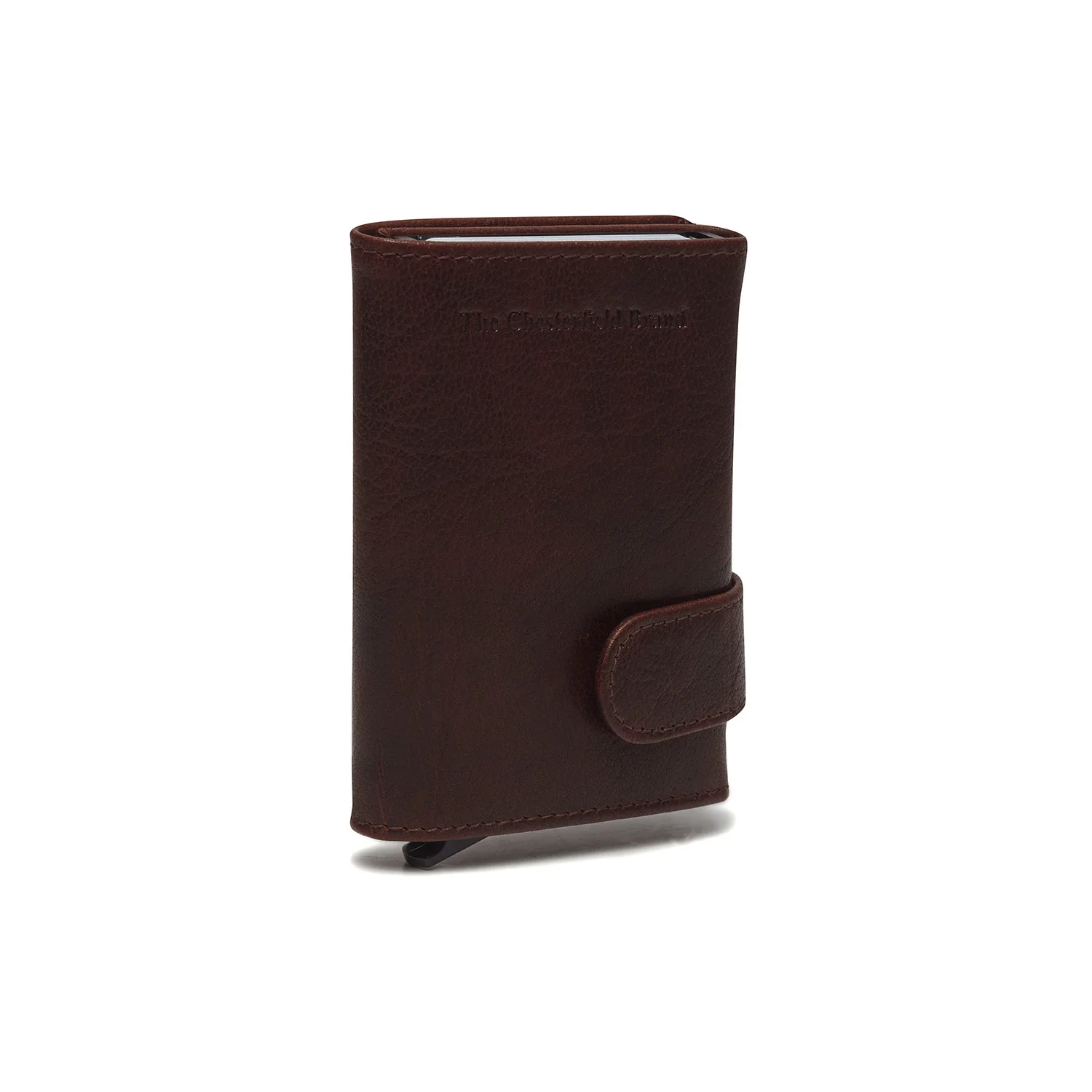 Leather Card Holder Brown Mannheim - Image 8