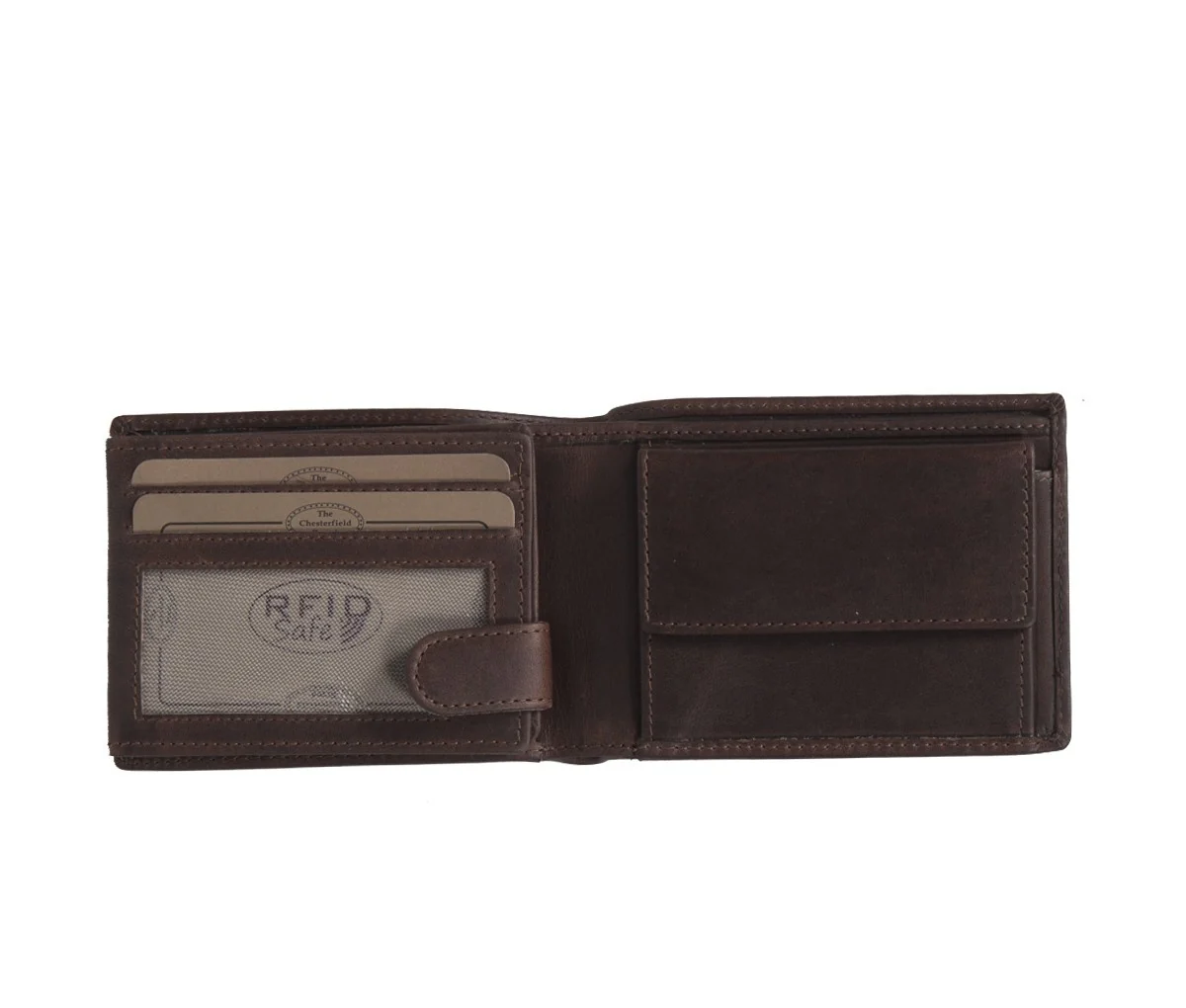 Leather Wallet Brown Marvin - Image 4