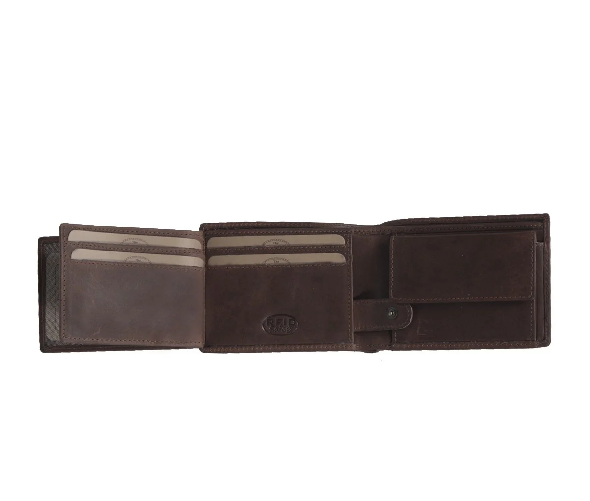 Leather Wallet Brown Marvin - Image 5
