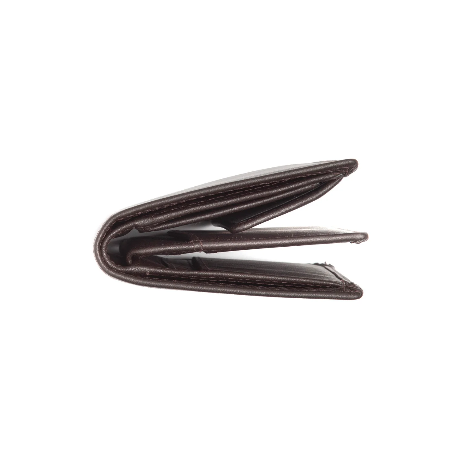 Leather Wallet Brown Vincent - Image 3