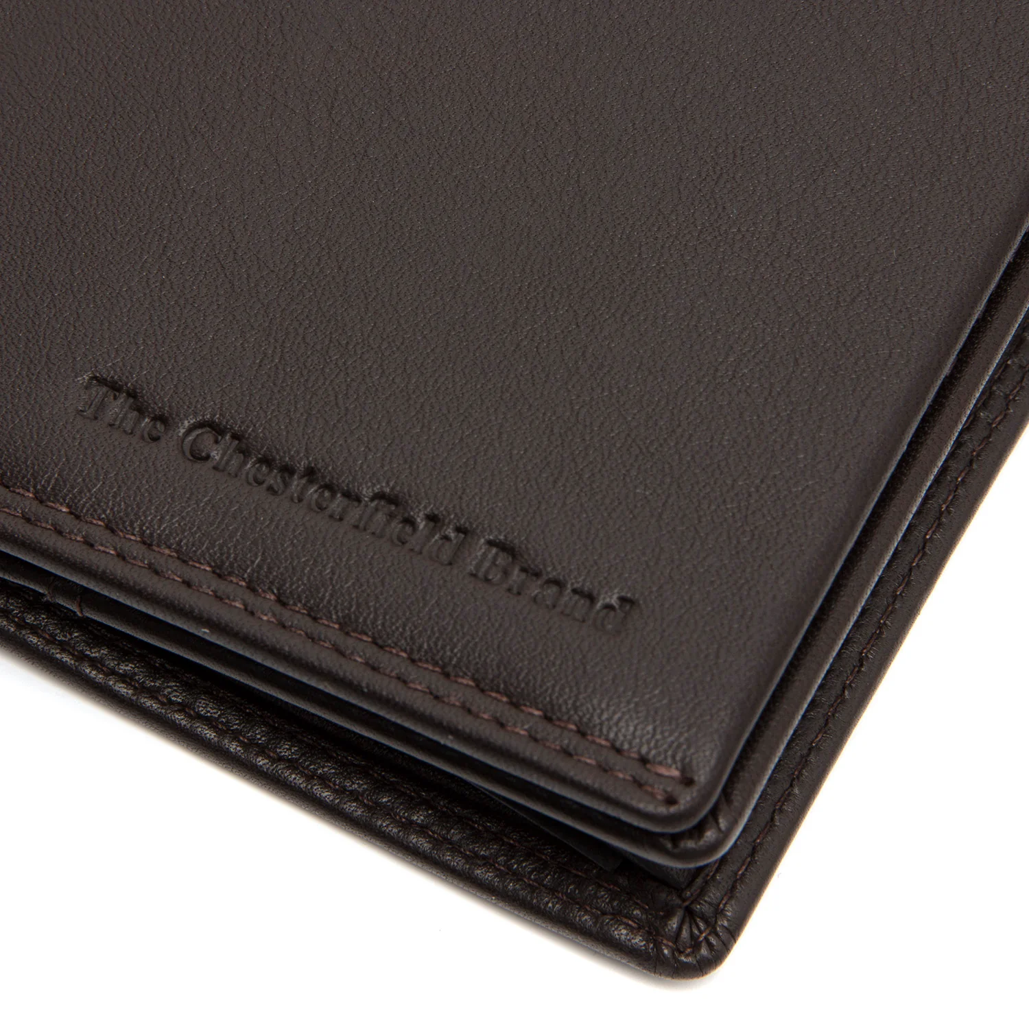 Leather Wallet Brown Vincent - Image 4