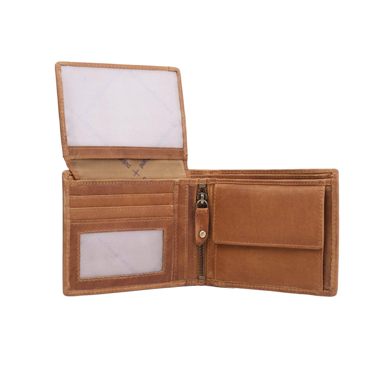 Leather Wallet Cognac Alvina - Image 2