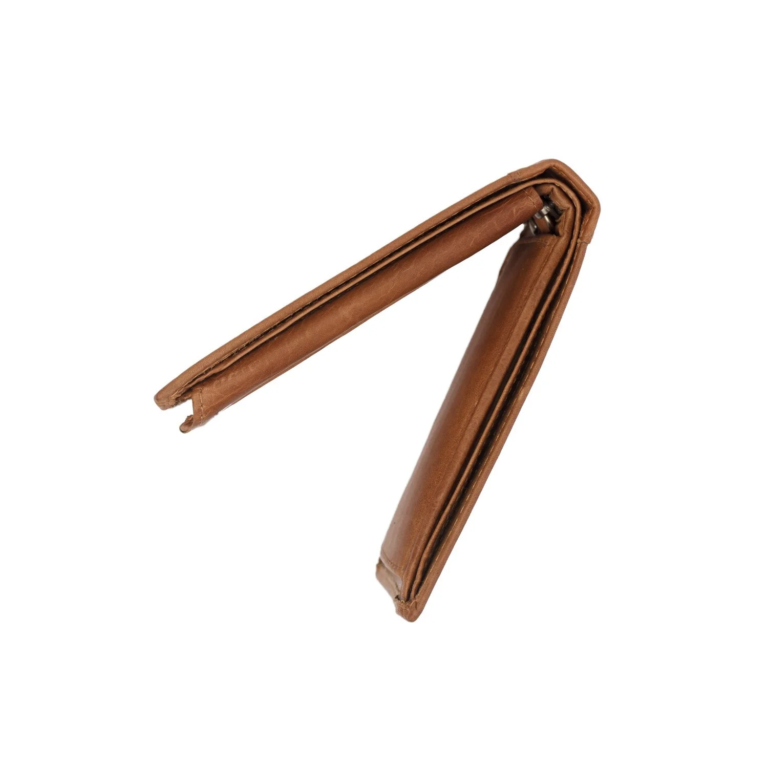 Leather Wallet Cognac Alvina - Image 4