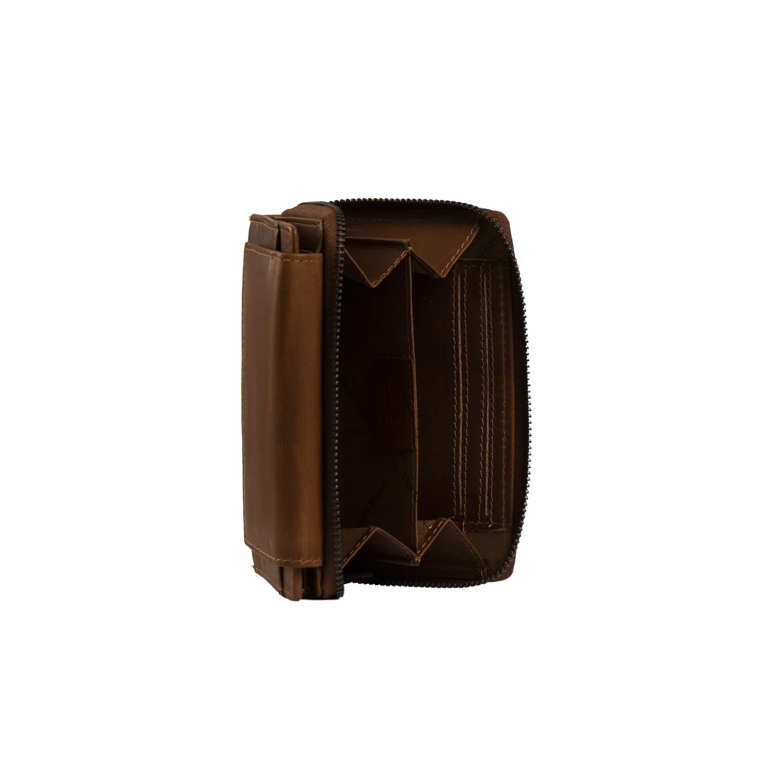 Leather Wallet Cognac Ascot - Image 6