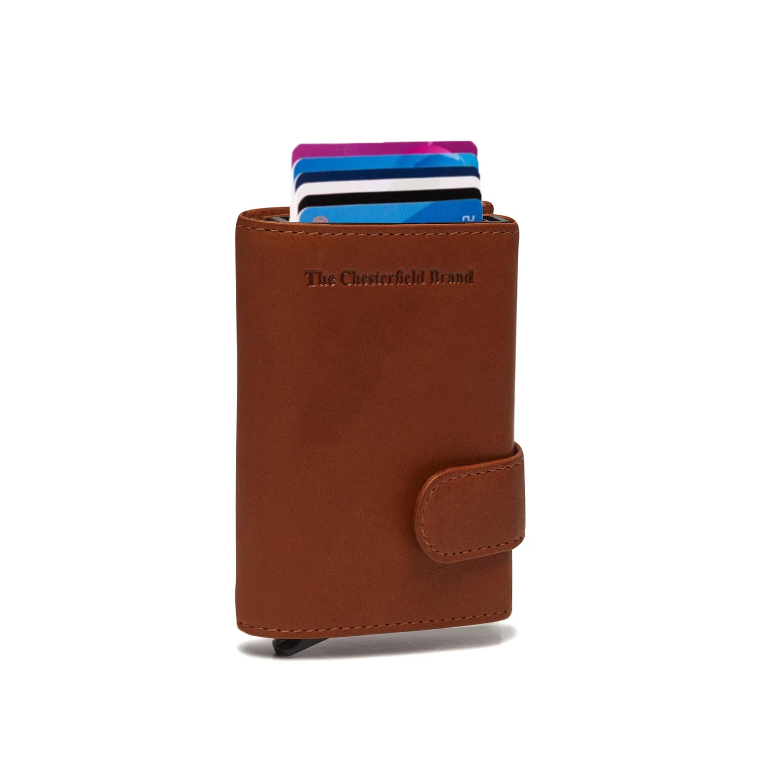 Leather Card Holder Cognac Frankfurt
