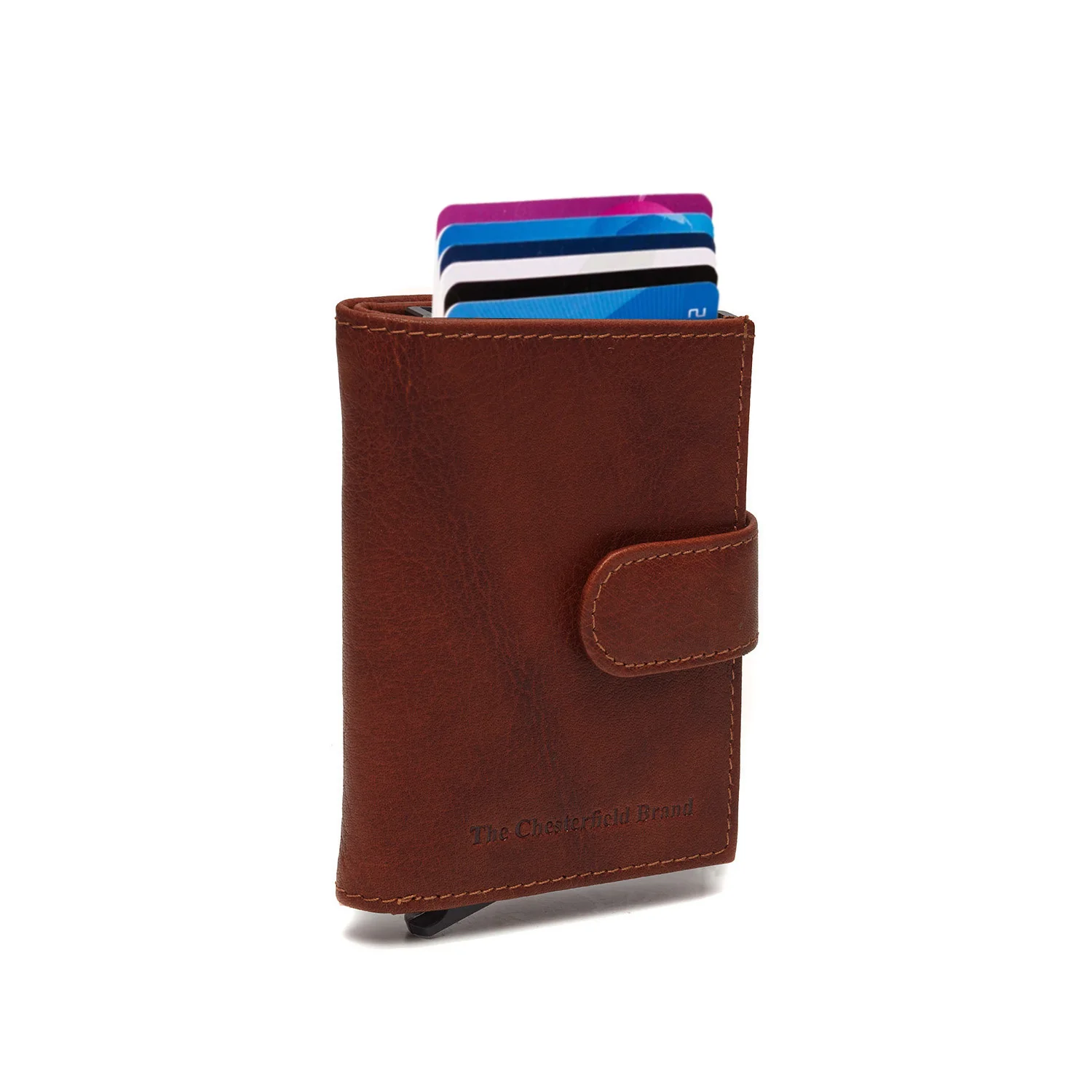 Leather Card Holder Cognac Hannover