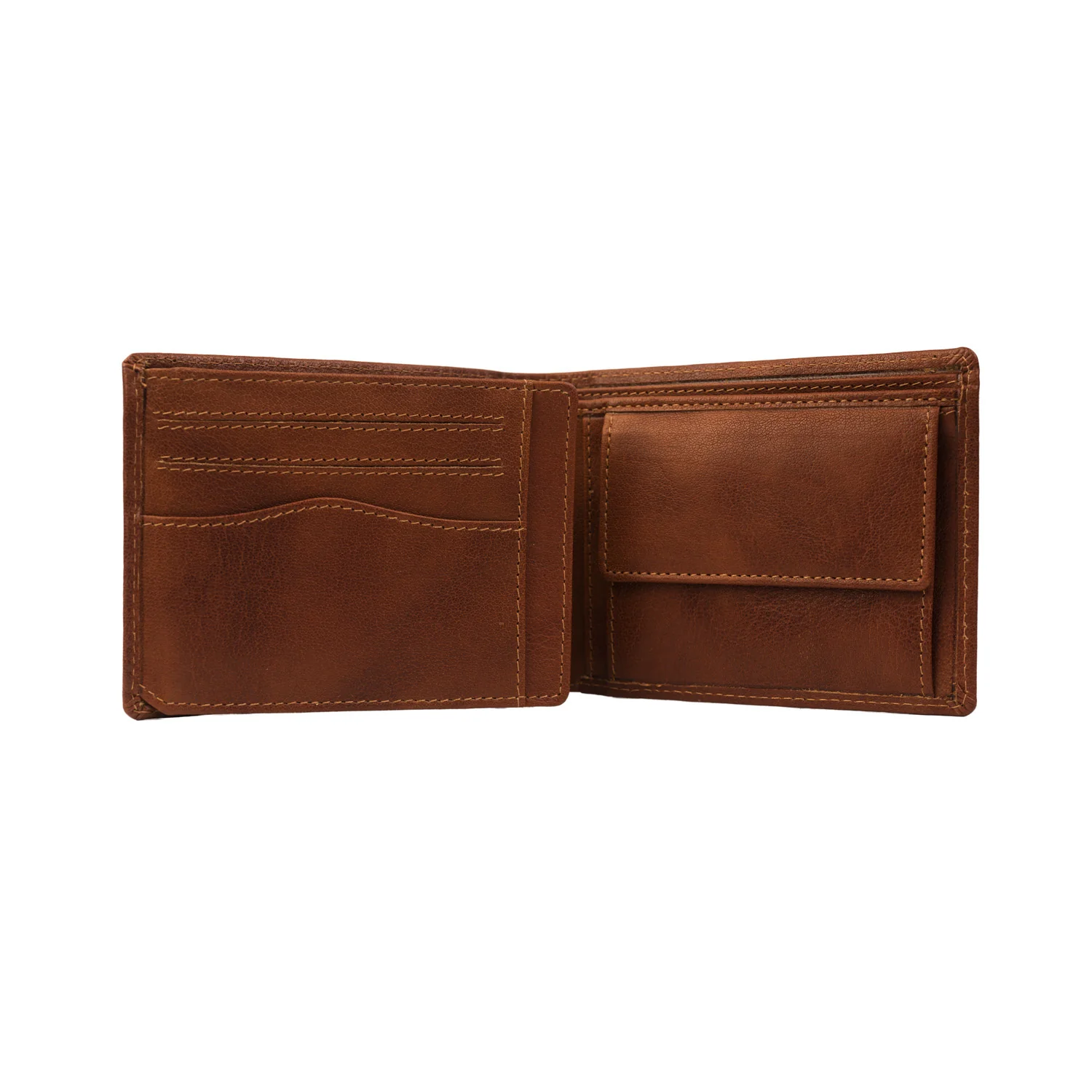 Leather Wallet Cognac Harlem - Image 3