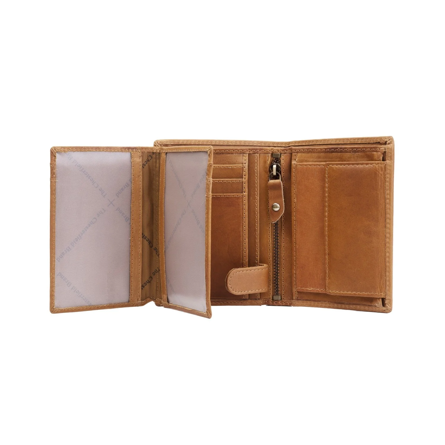 Leather Wallet Cognac Hazel - Image 3
