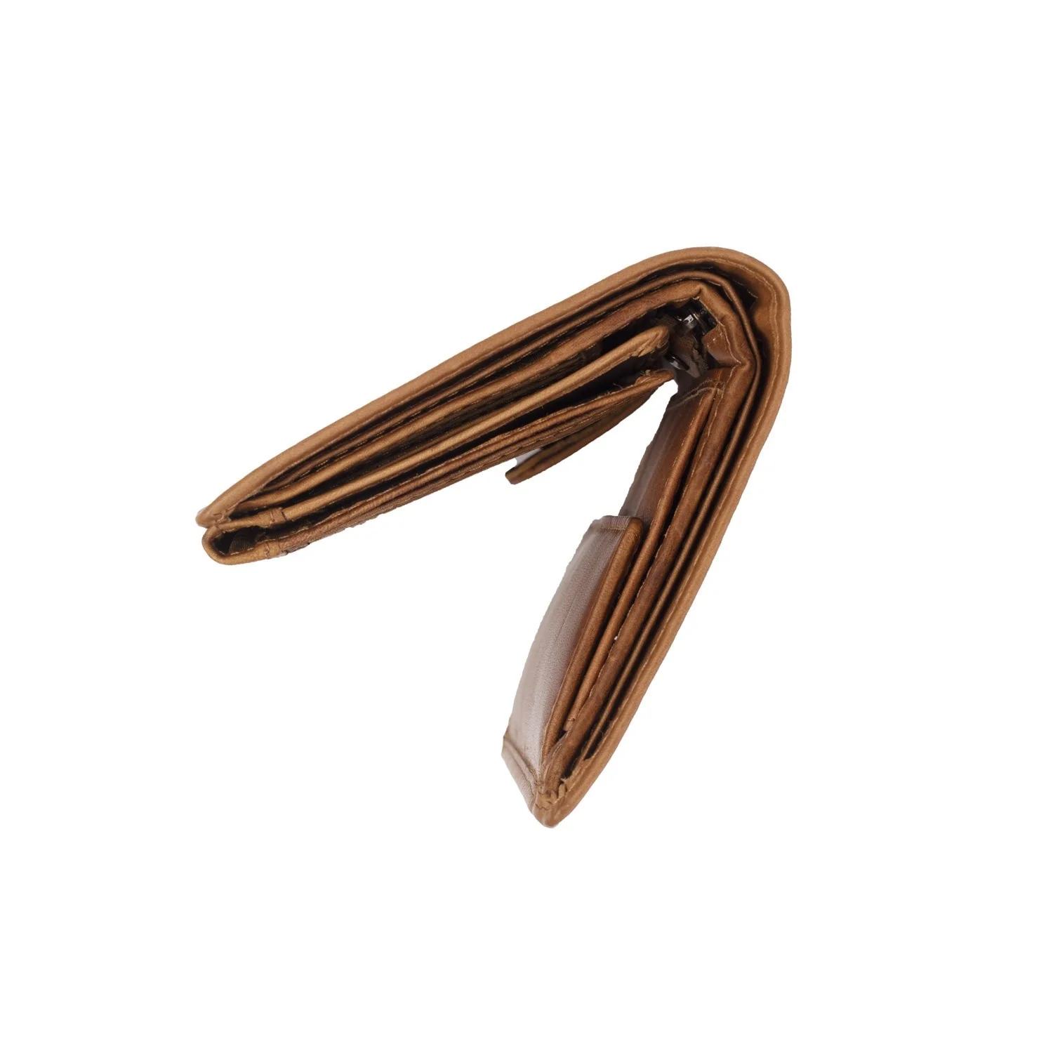 Leather Wallet Cognac Hazel - Image 4