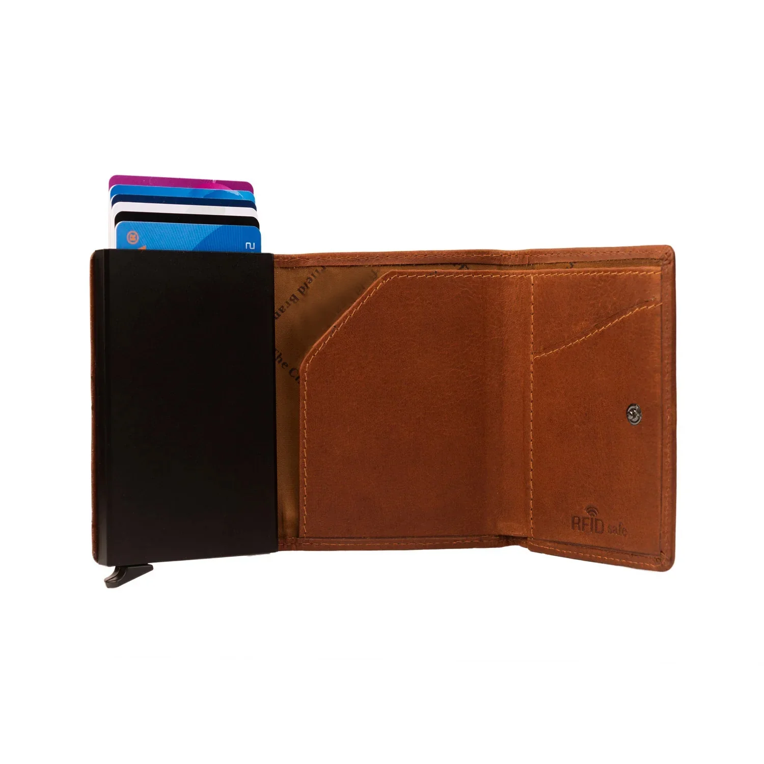 Leather Card Holder Cognac Lancaster - Image 5