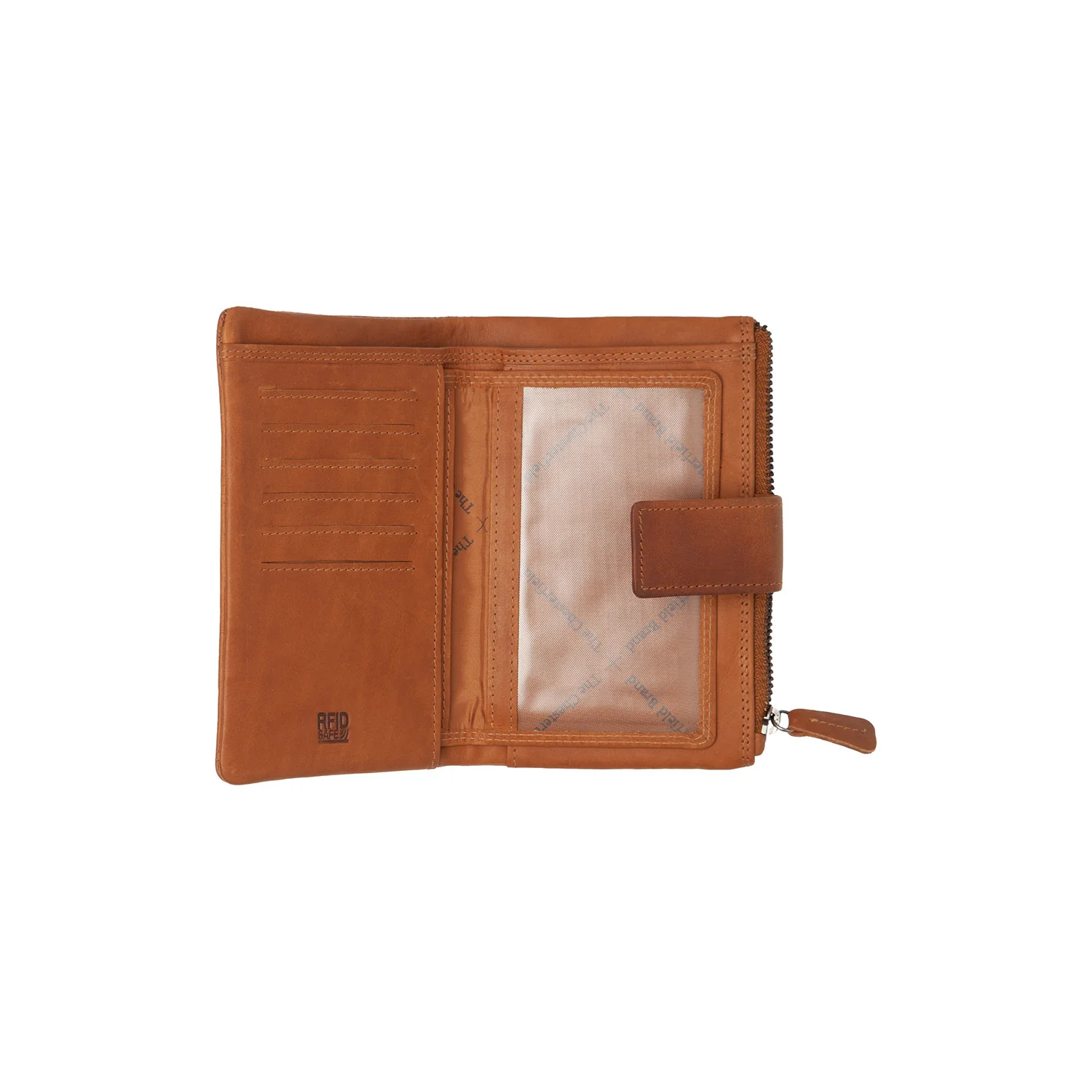 Leather Wallet Cognac Landau - Image 5