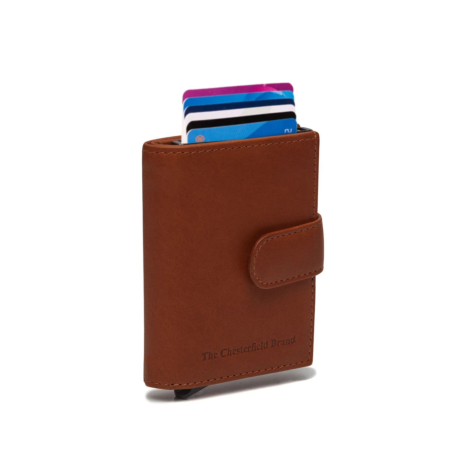 Leather Card Holder Cognac Leipzig