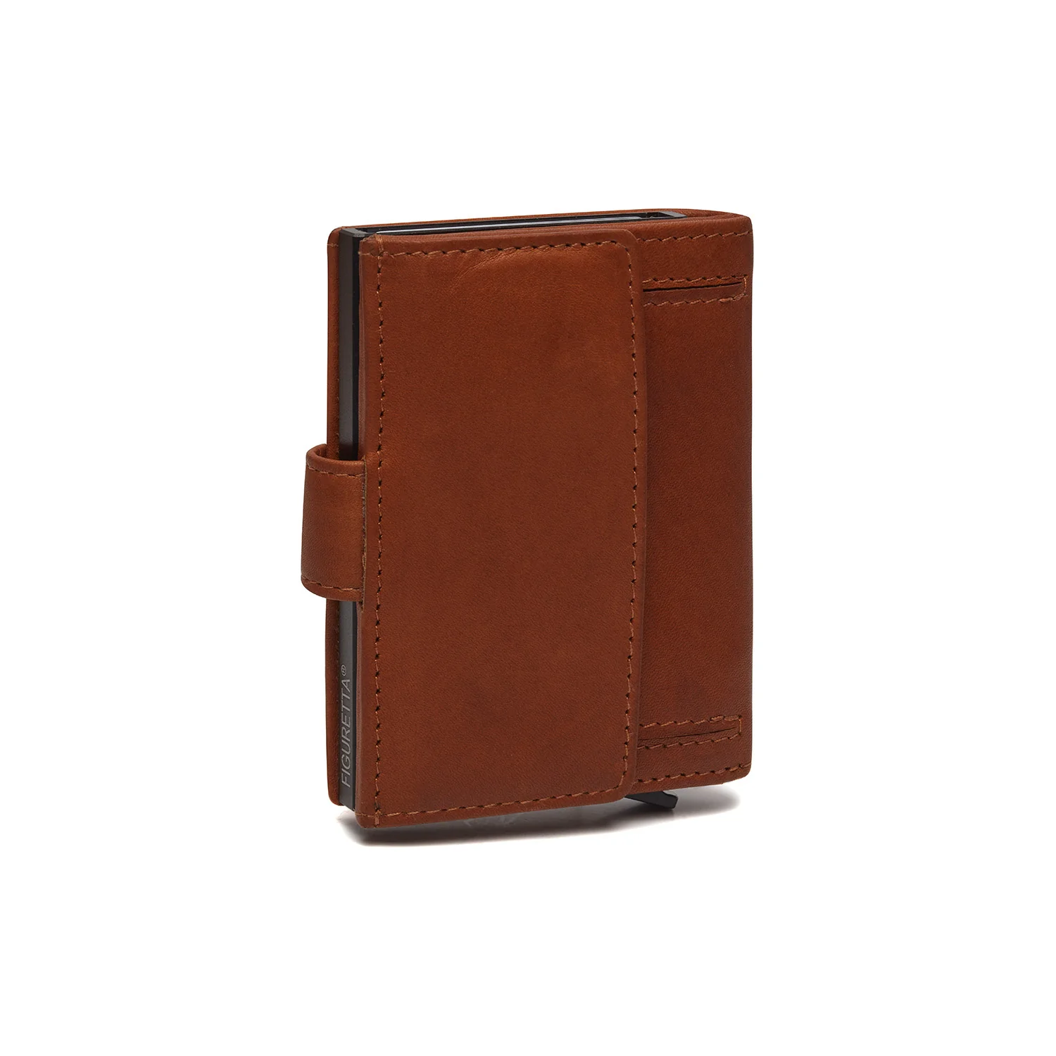 Leather Card Holder Cognac Leipzig - Image 4