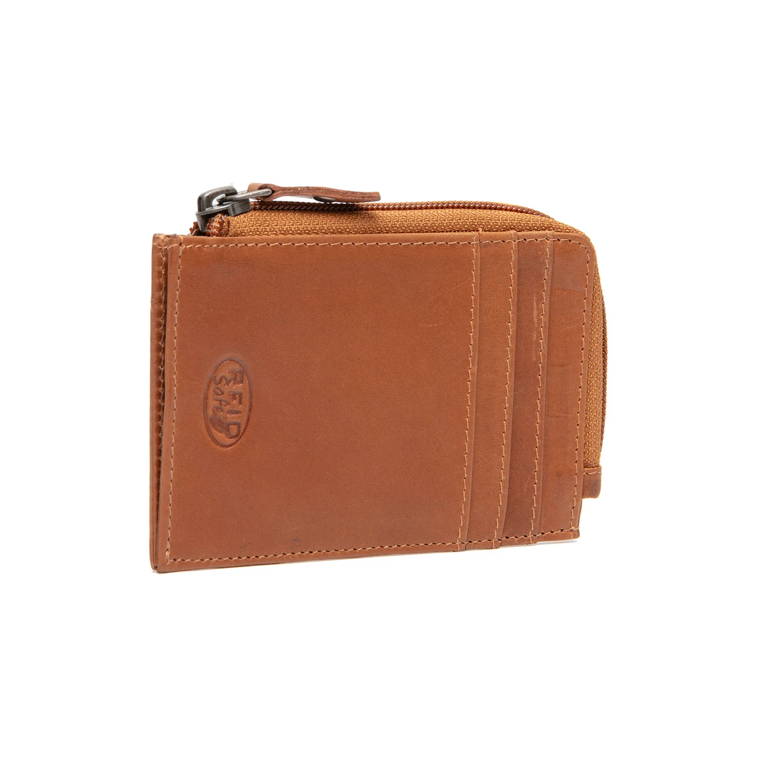Leather Wallet Cognac Livenza - Image 6