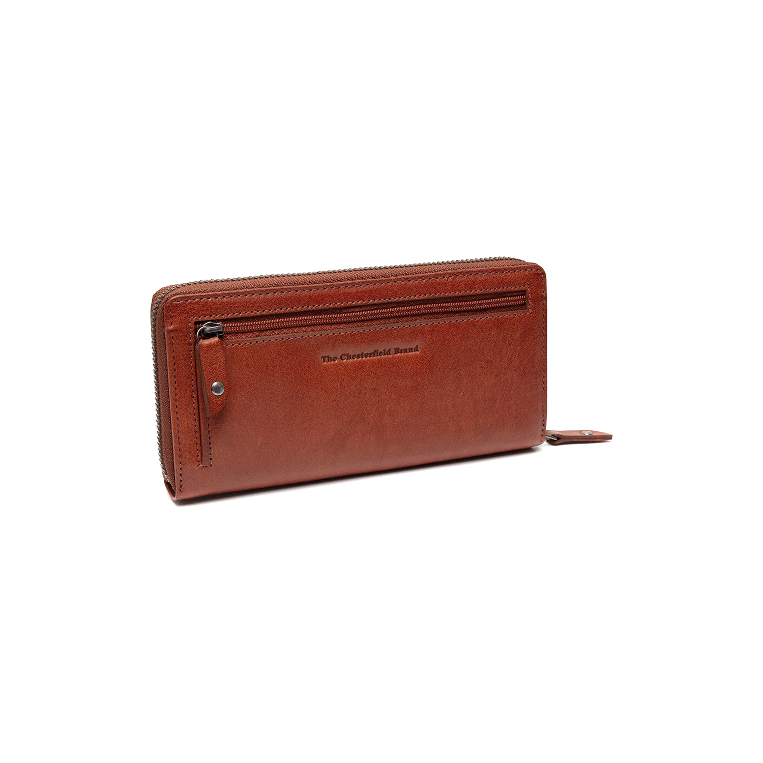 Leather Wallet Cognac Livorno - Image 7