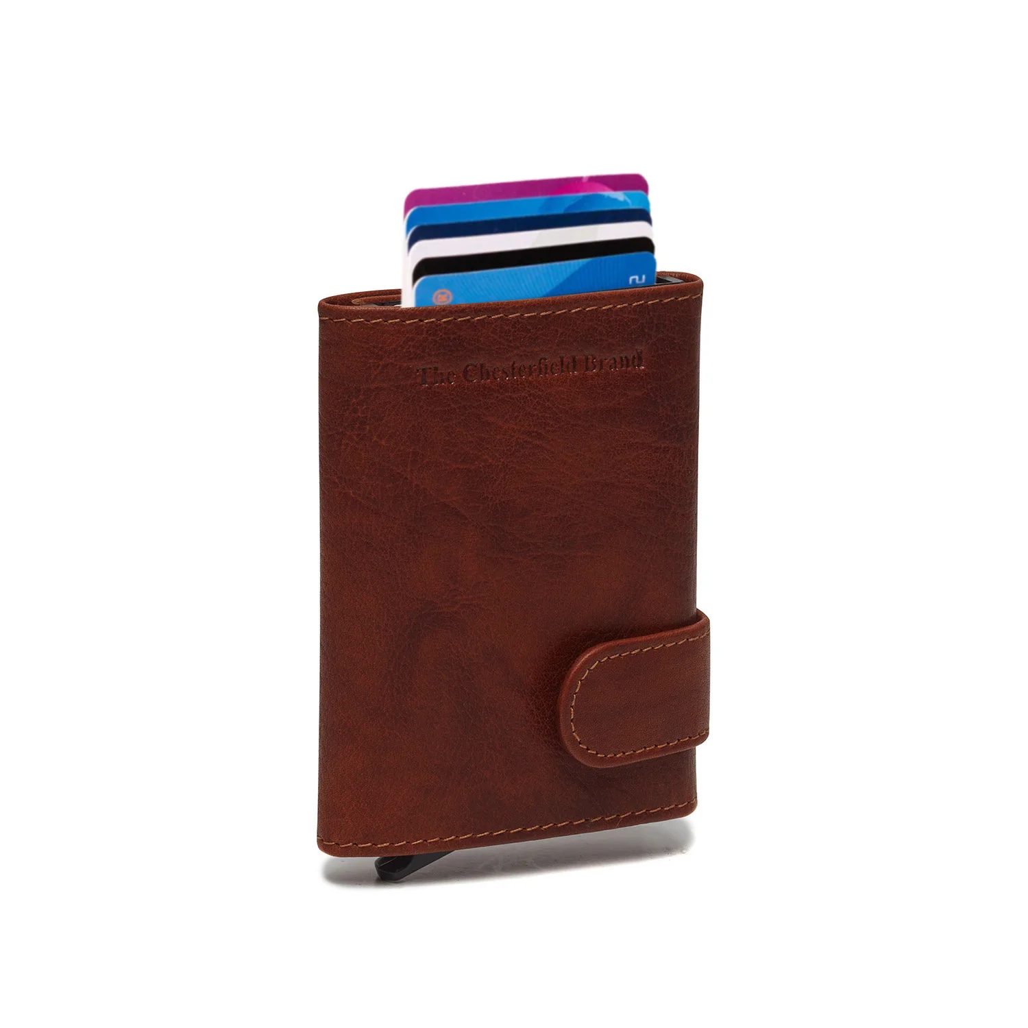 Leather Card Holder Cognac Mannheim