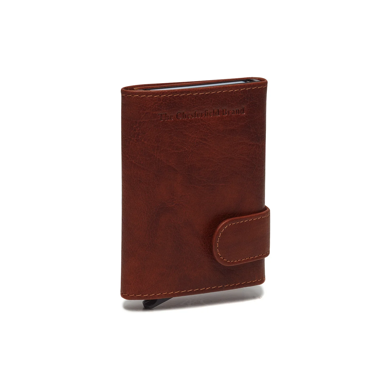Leather Card Holder Cognac Mannheim - Image 8