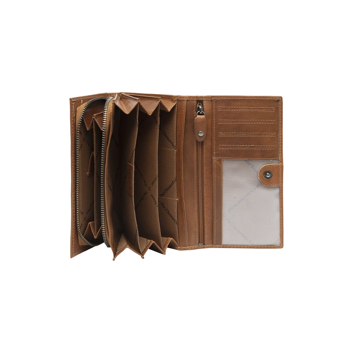 Leather Wallet Cognac Mirthe - Image 4