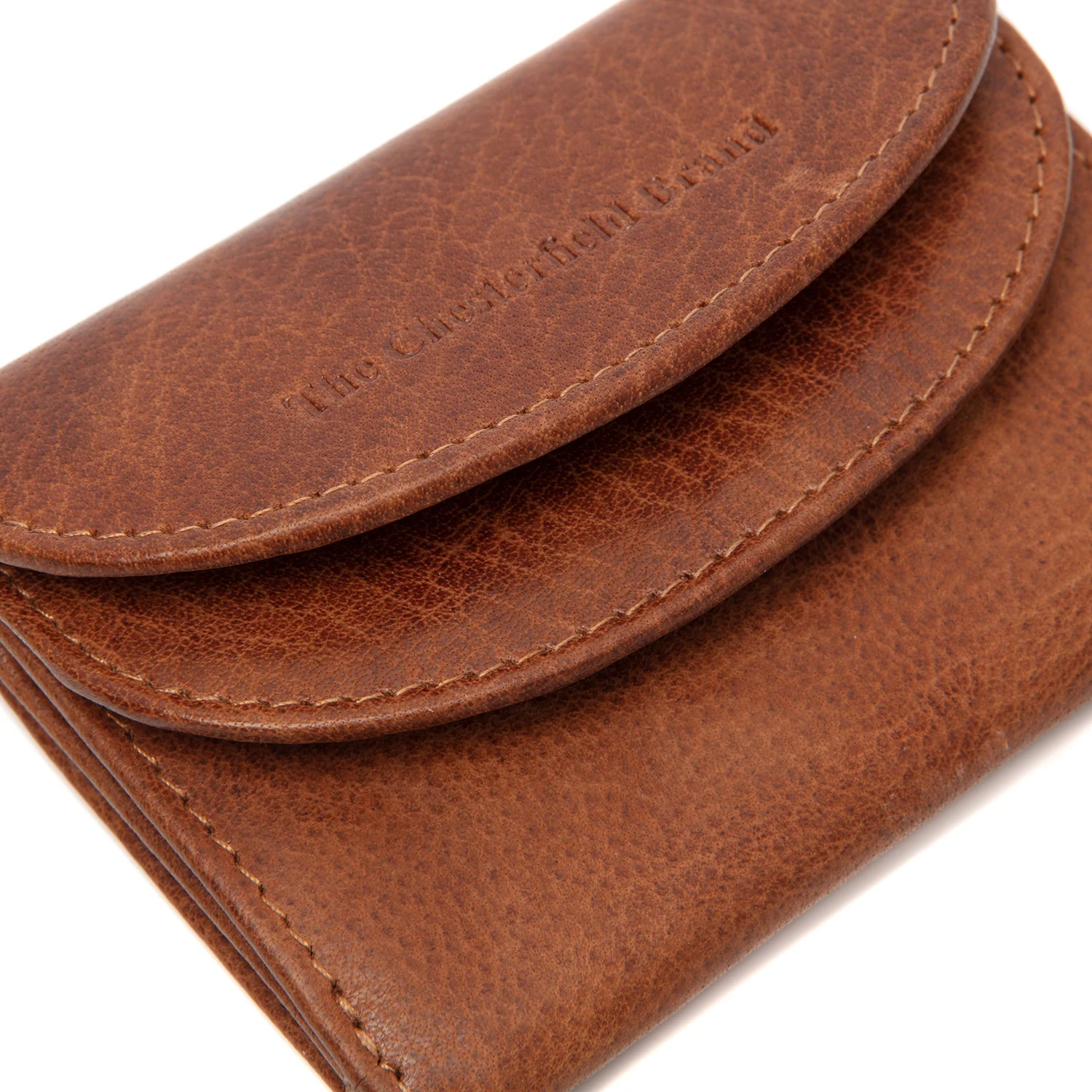 Leather Wallet Cognac Newton - Image 4