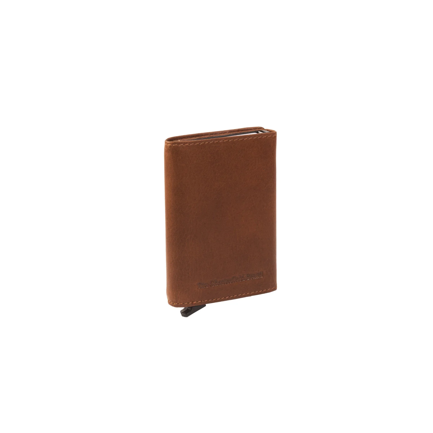 Leather Card Holder Cognac Palma - Image 8