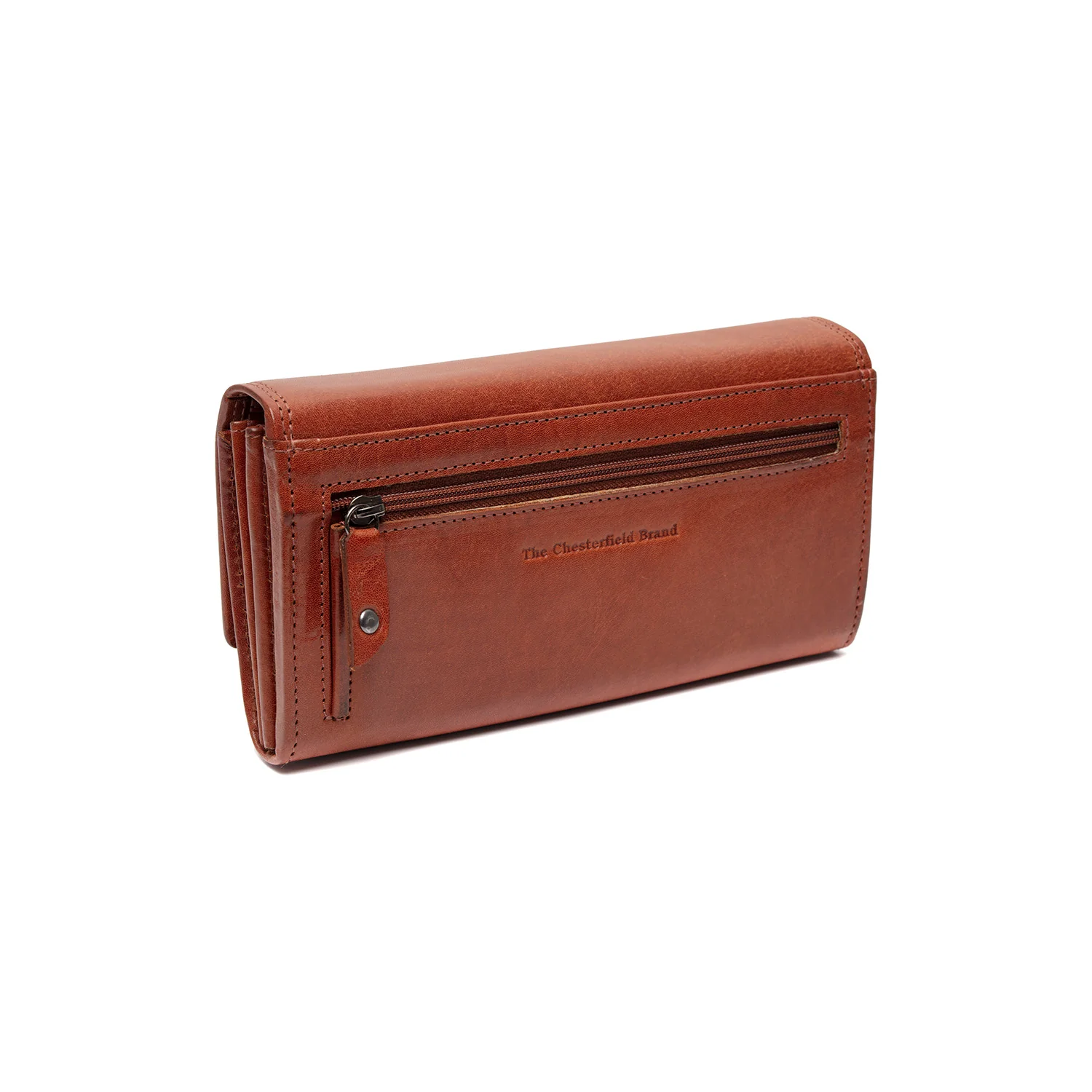 Leather Wallet Cognac Rivalto - Image 8