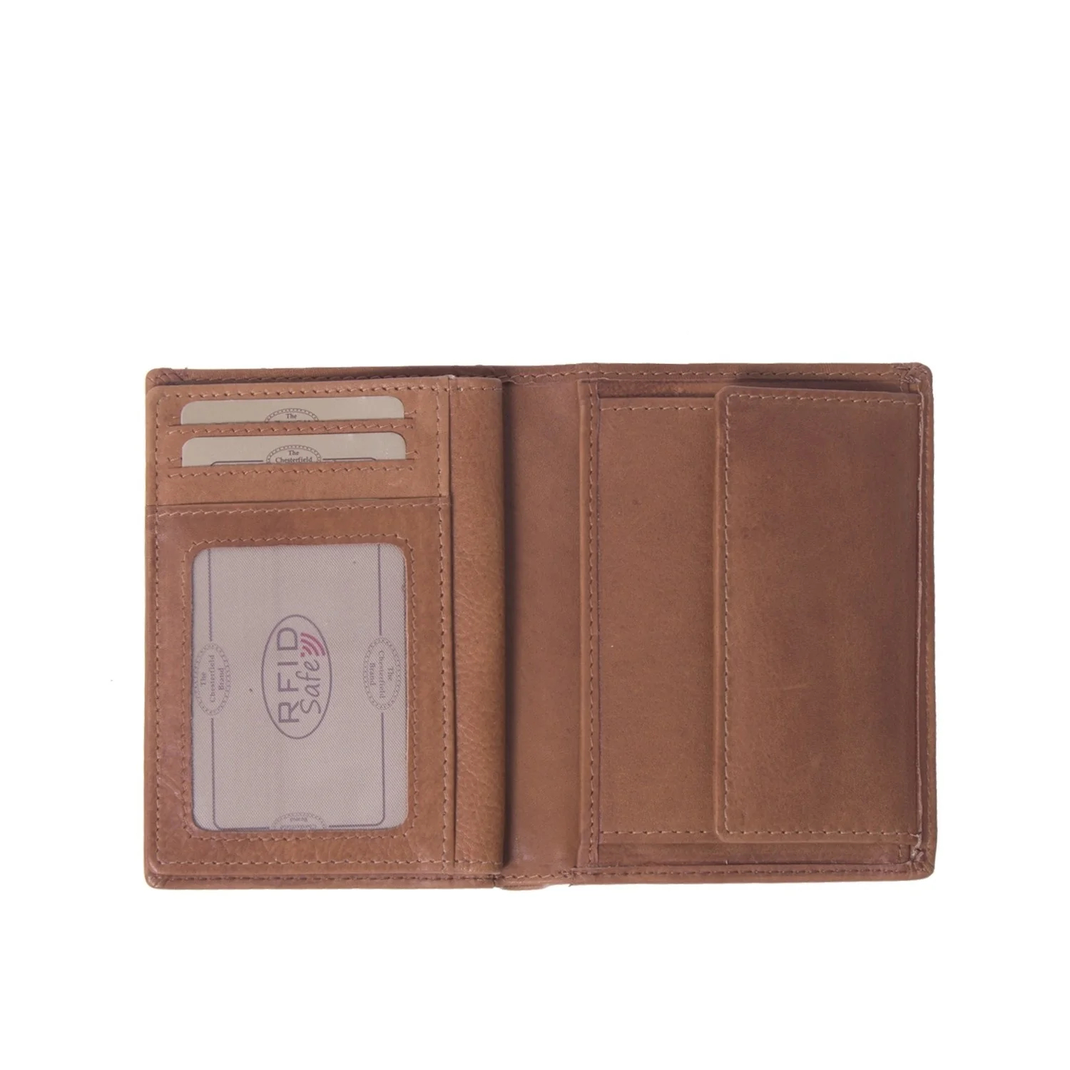 Leather Wallet Cognac Siem - Image 3