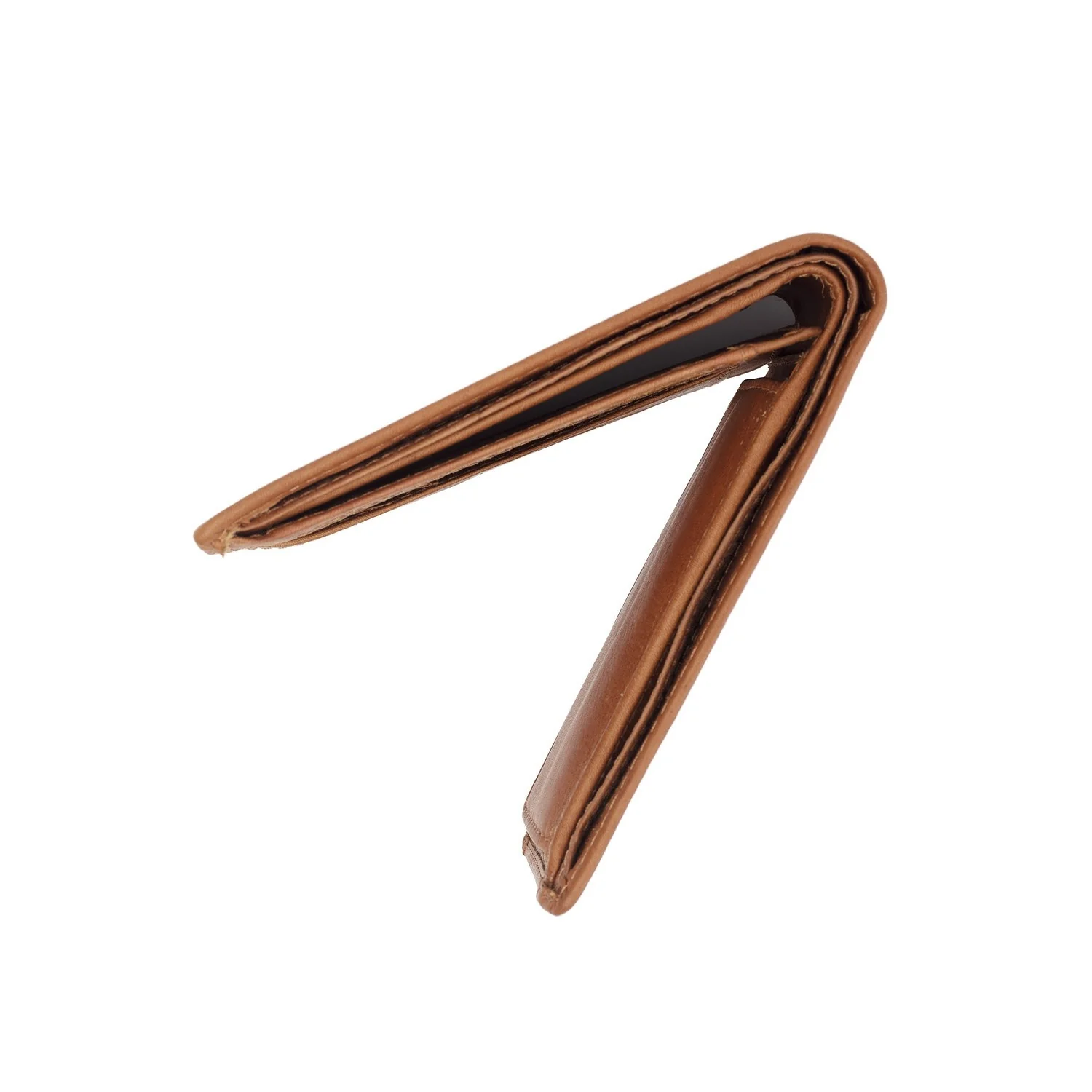 Leather Wallet Cognac Timo - Image 5