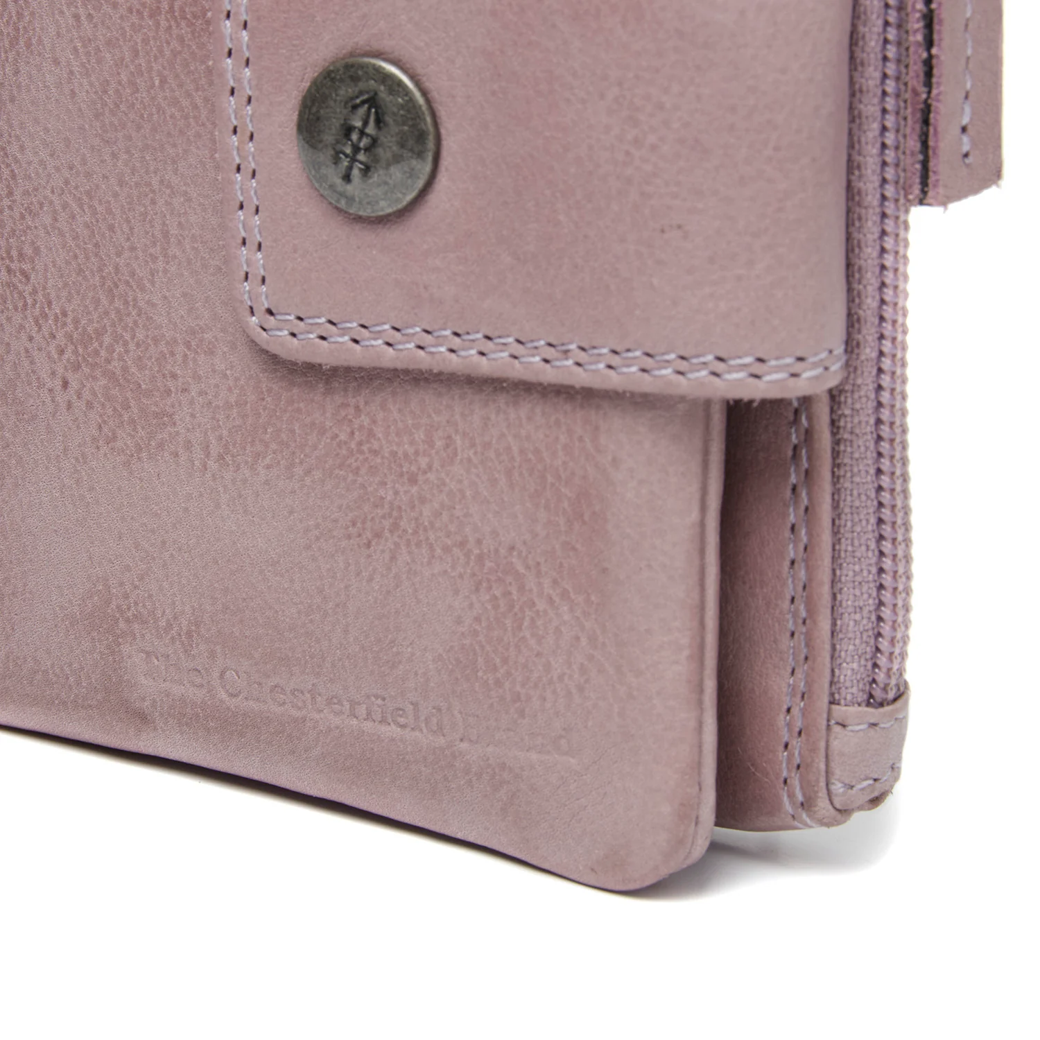 Leather Wallet Lavender Lilac Mavona - Image 4