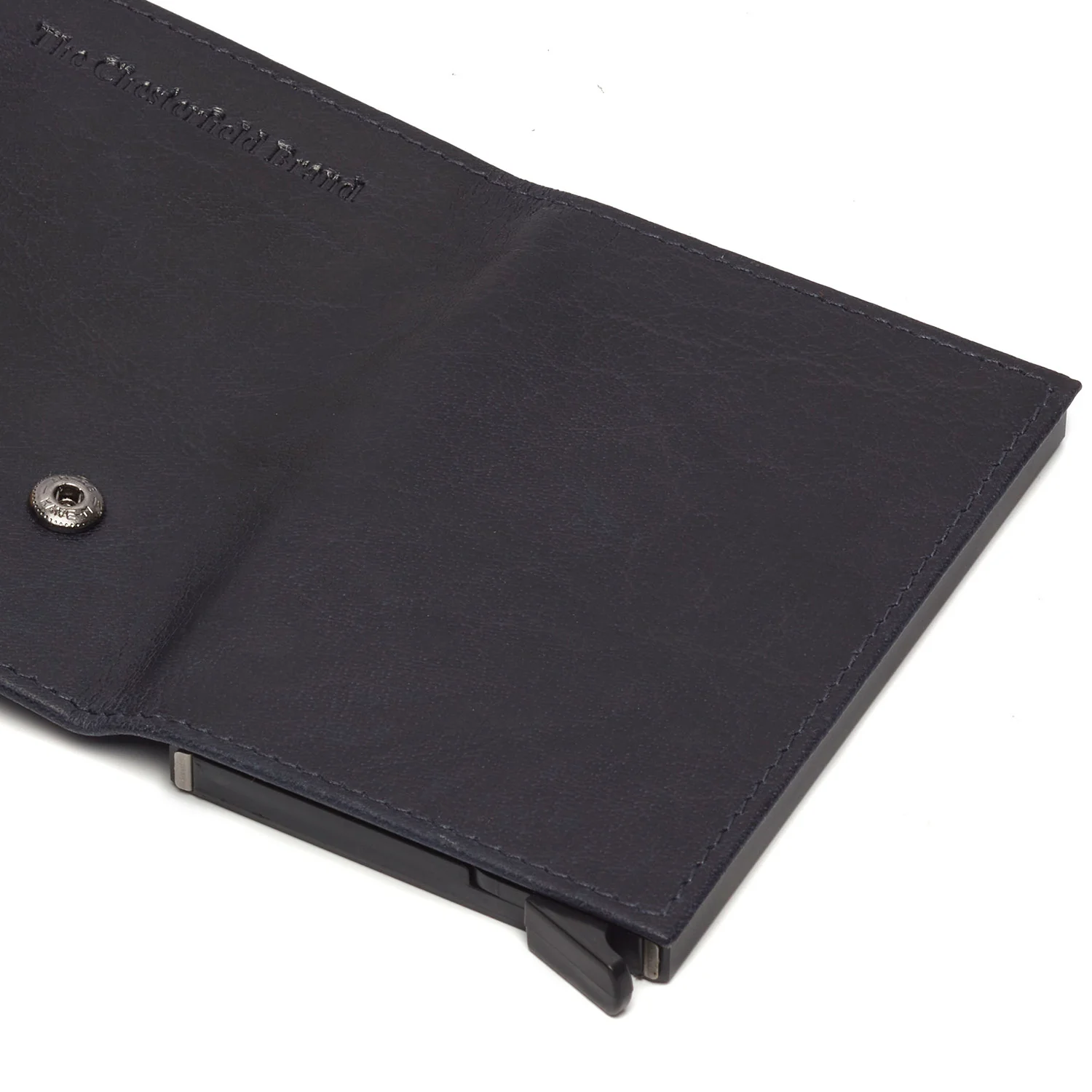 Leather Card Holder Navy Mannheim - Image 8