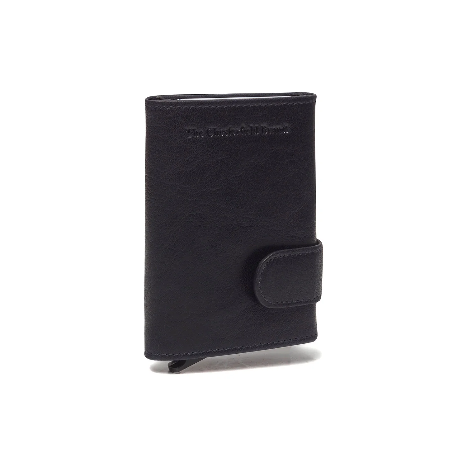 Leather Card Holder Navy Mannheim - Image 9