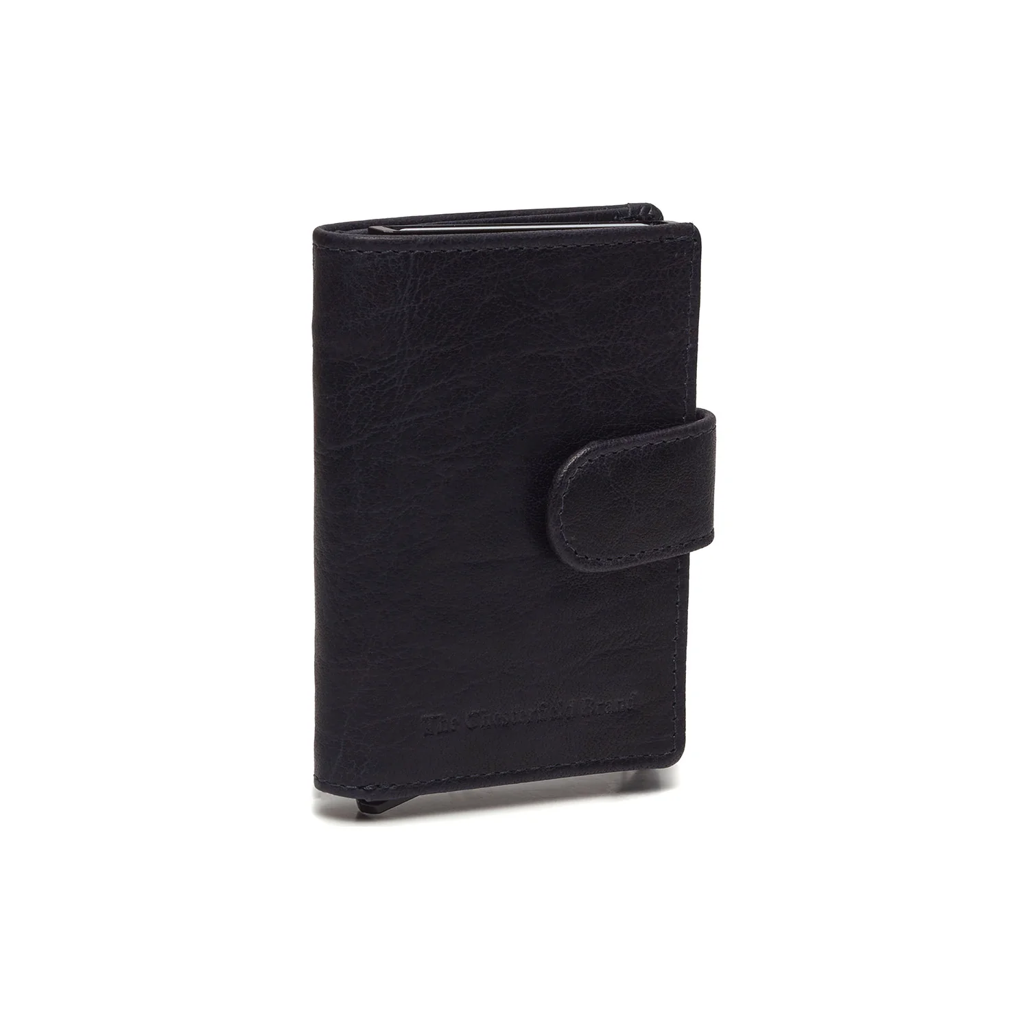 Leather Card Holder Navy Prague - Image 8