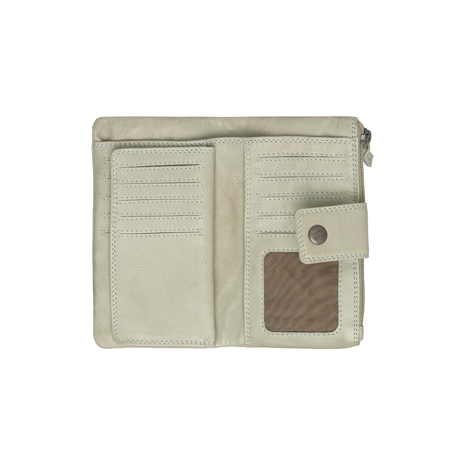 Leather Wallet Ocean Green Fresno - Image 4