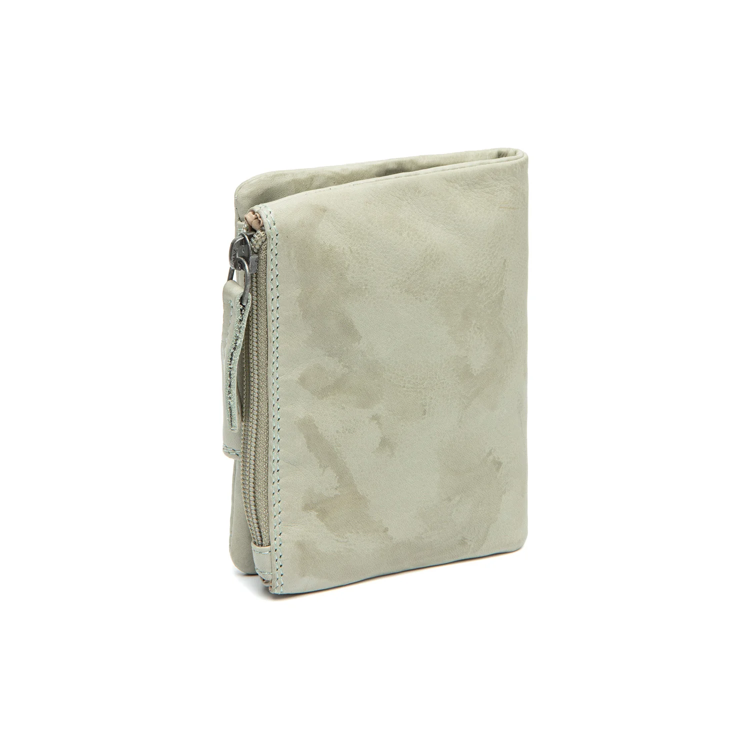 Leather Wallet Ocean Green Mavona - Image 6