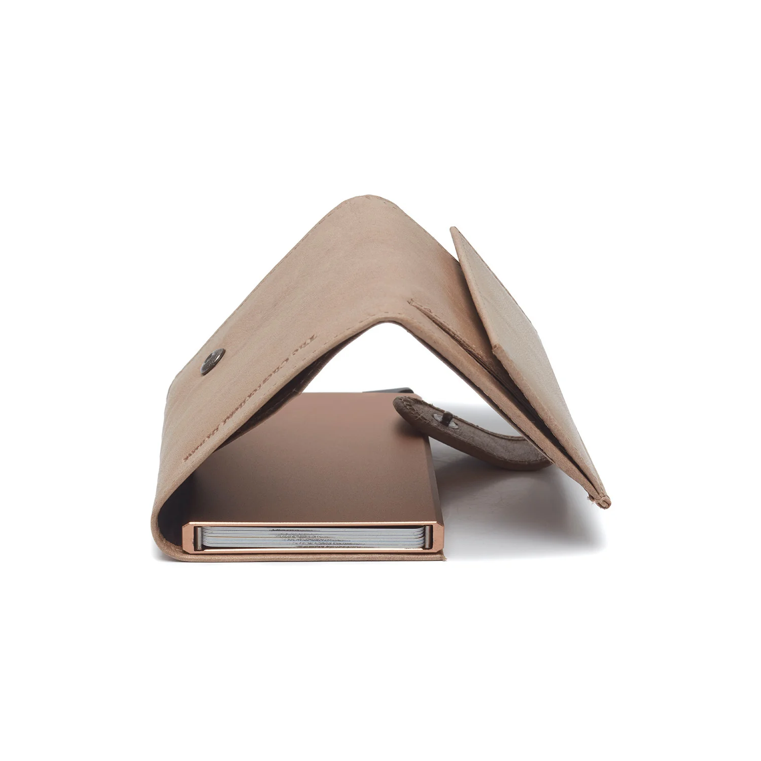 Leather Card Holder Off White Mannheim - Image 4