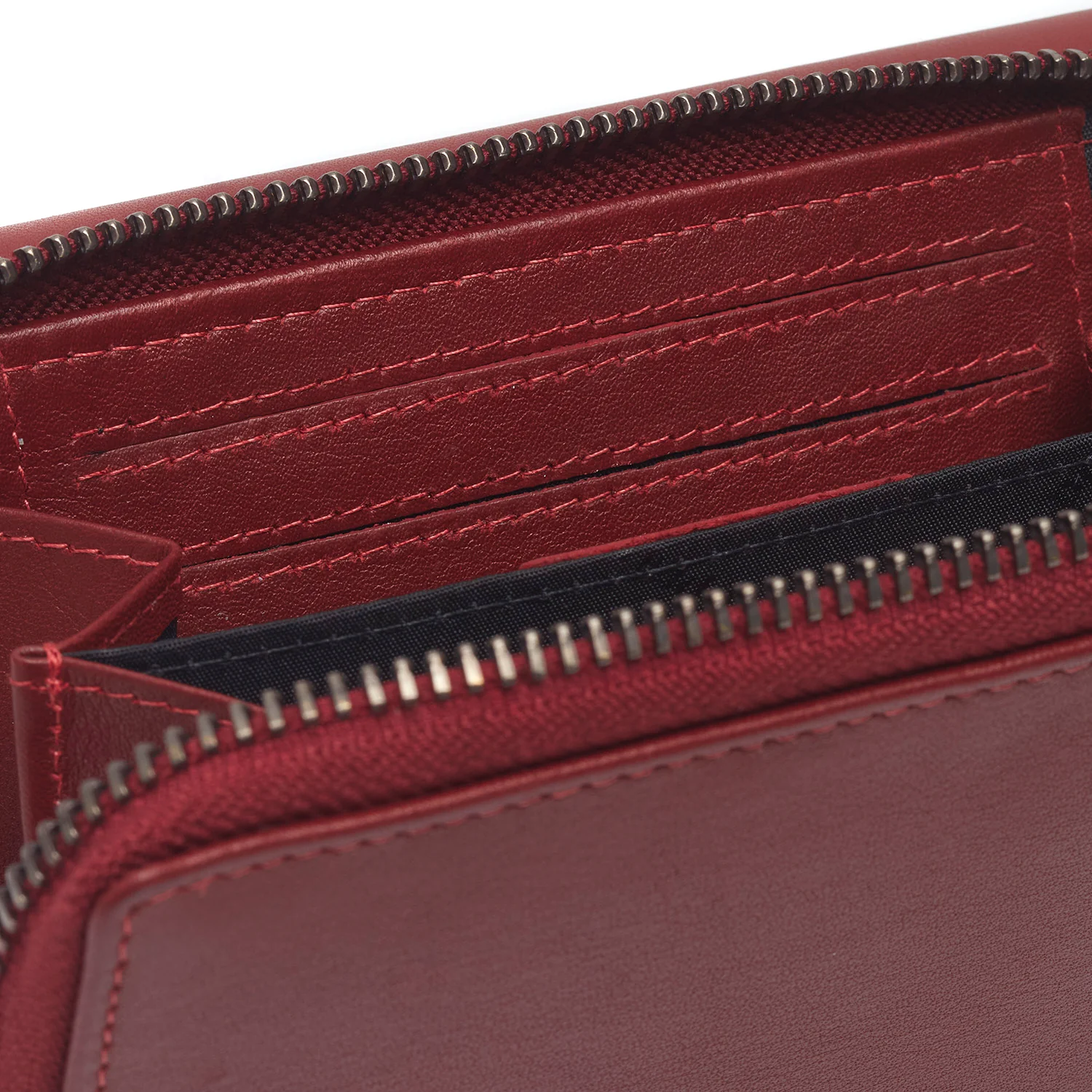 Leather Wallet Red Doniva - Image 5