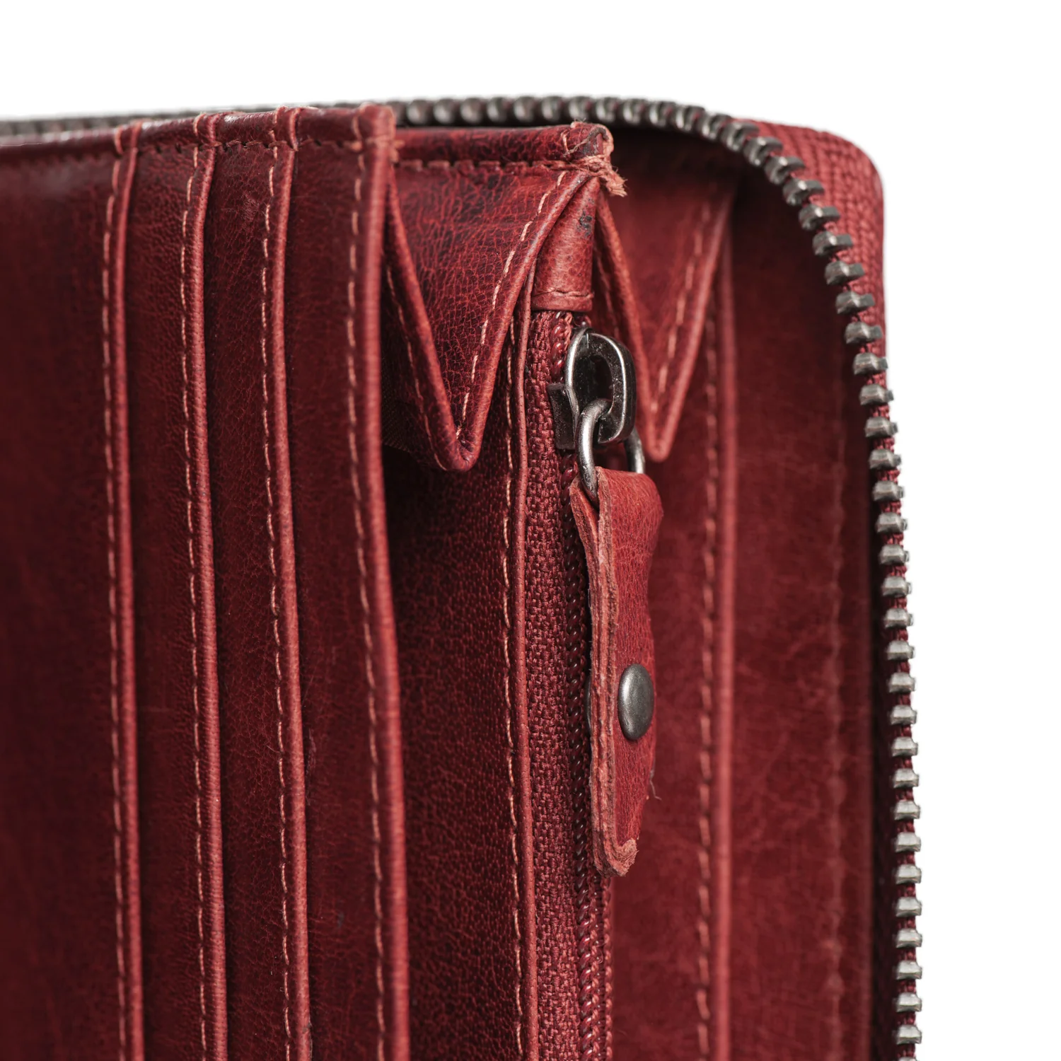 Leather Wallet Red Havana - Image 5