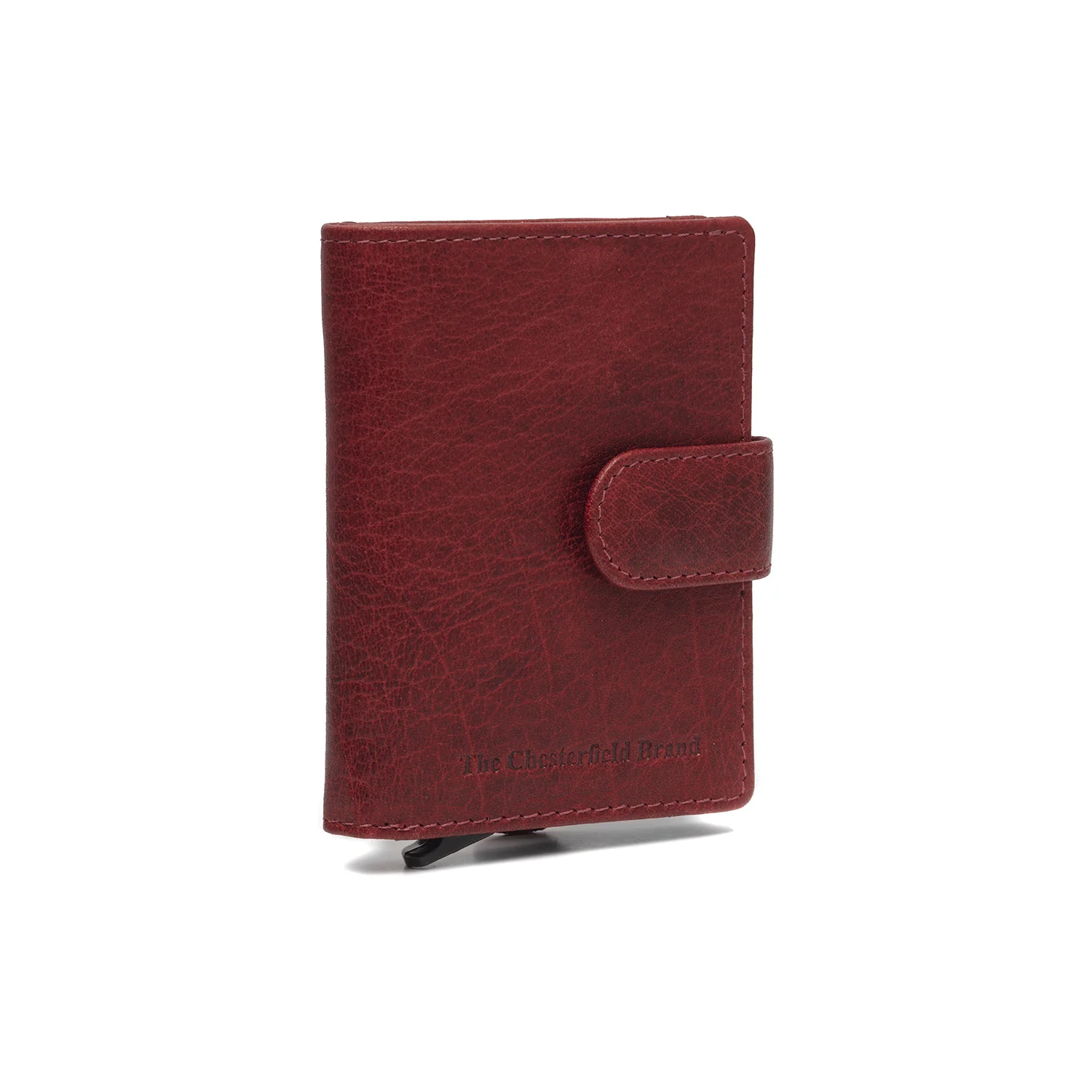 Leather Card Holder Red Prague - Image 6