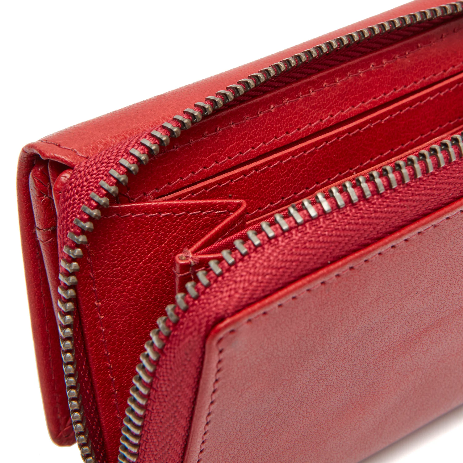 Leather Wallet Red Rimili - Image 2