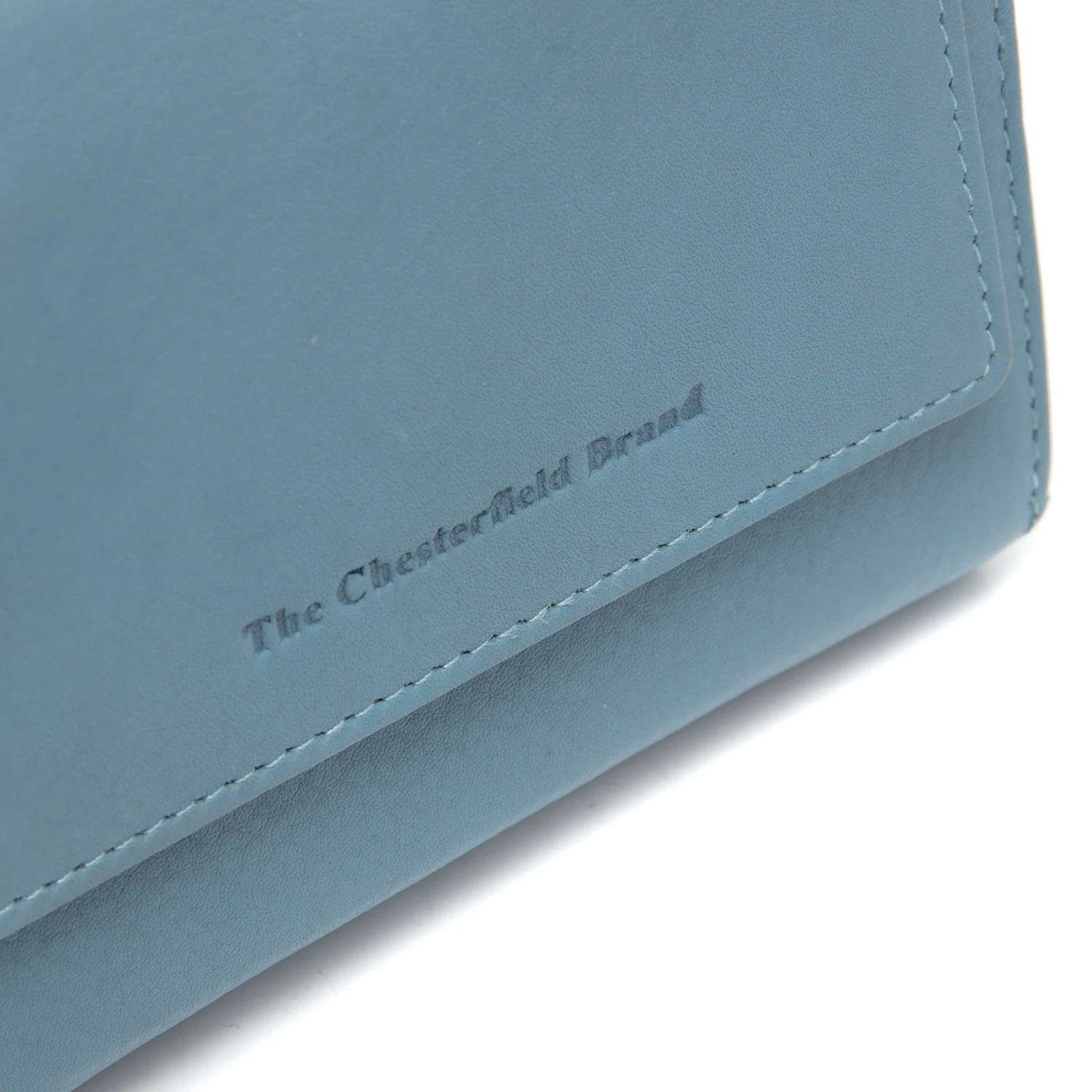 Leather Wallet Sky Blue Orveta - Image 2