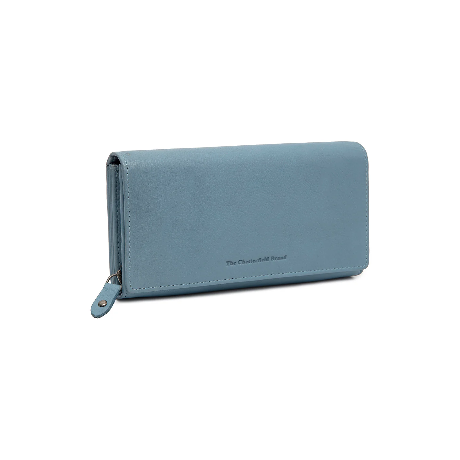 Leather Wallet Sky Blue Valetta